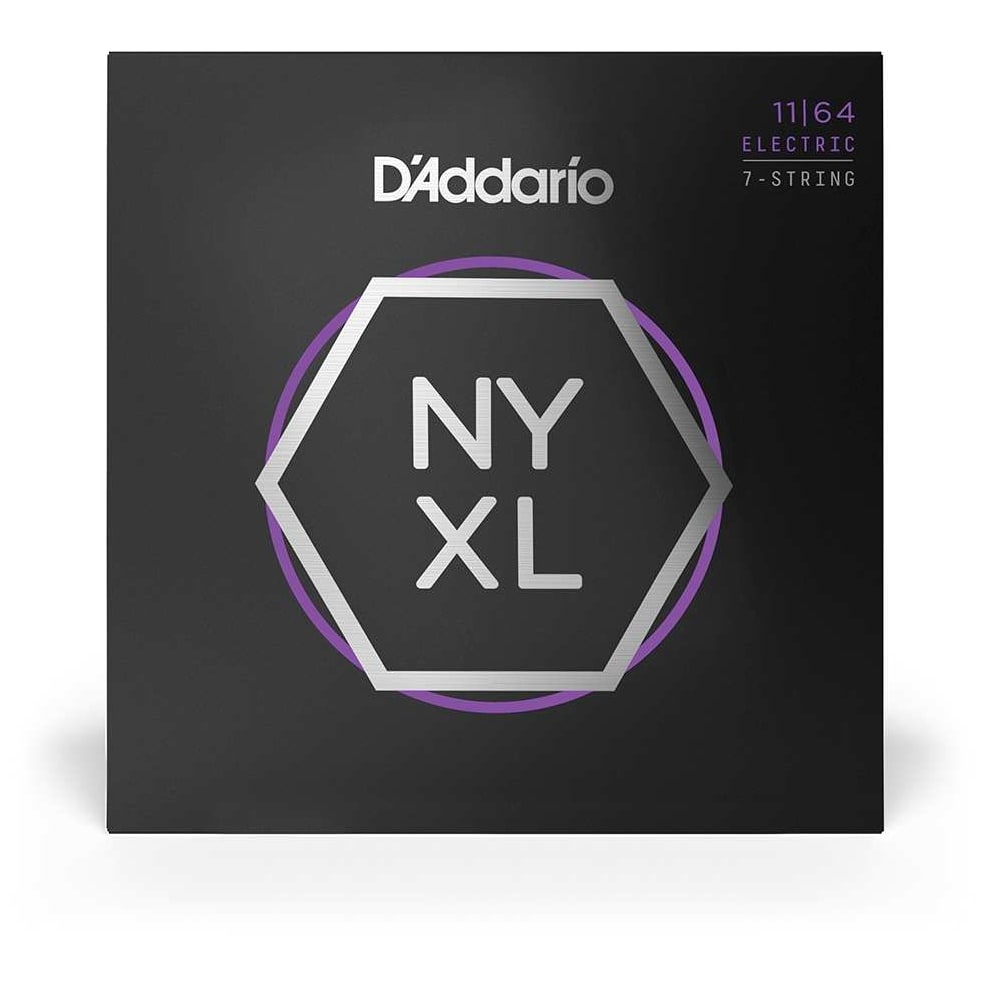 D’Addario NYXL1164  - NYXL 7-String Electric Nickel Wound | 011-064