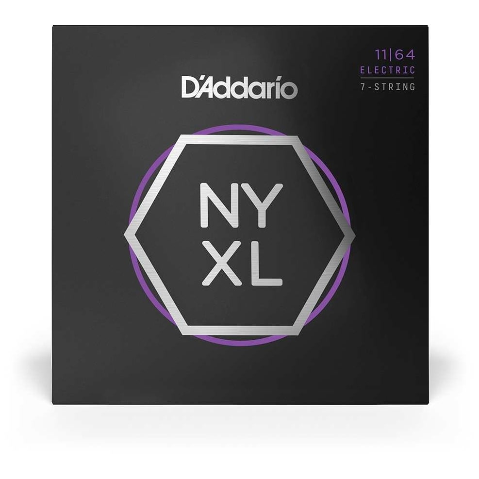 D’Addario - D’Addario NYXL1164 - NYXL 7-String Electric Nickel Wound 011-064