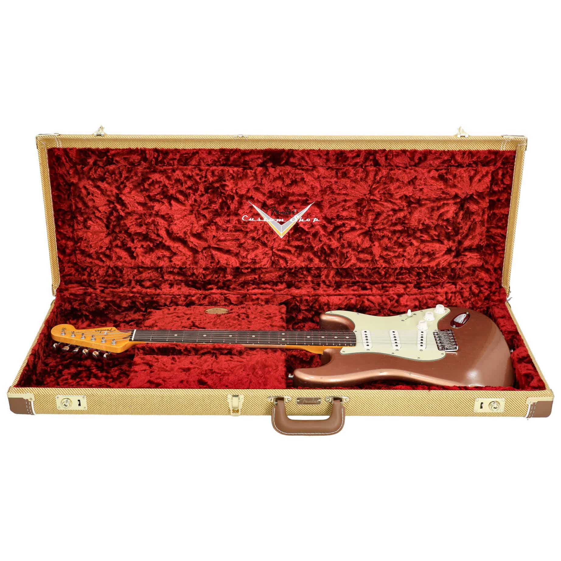 Fender Custom Shop 1963 Stratocaster Relic Aged Copper Metallic #2 10