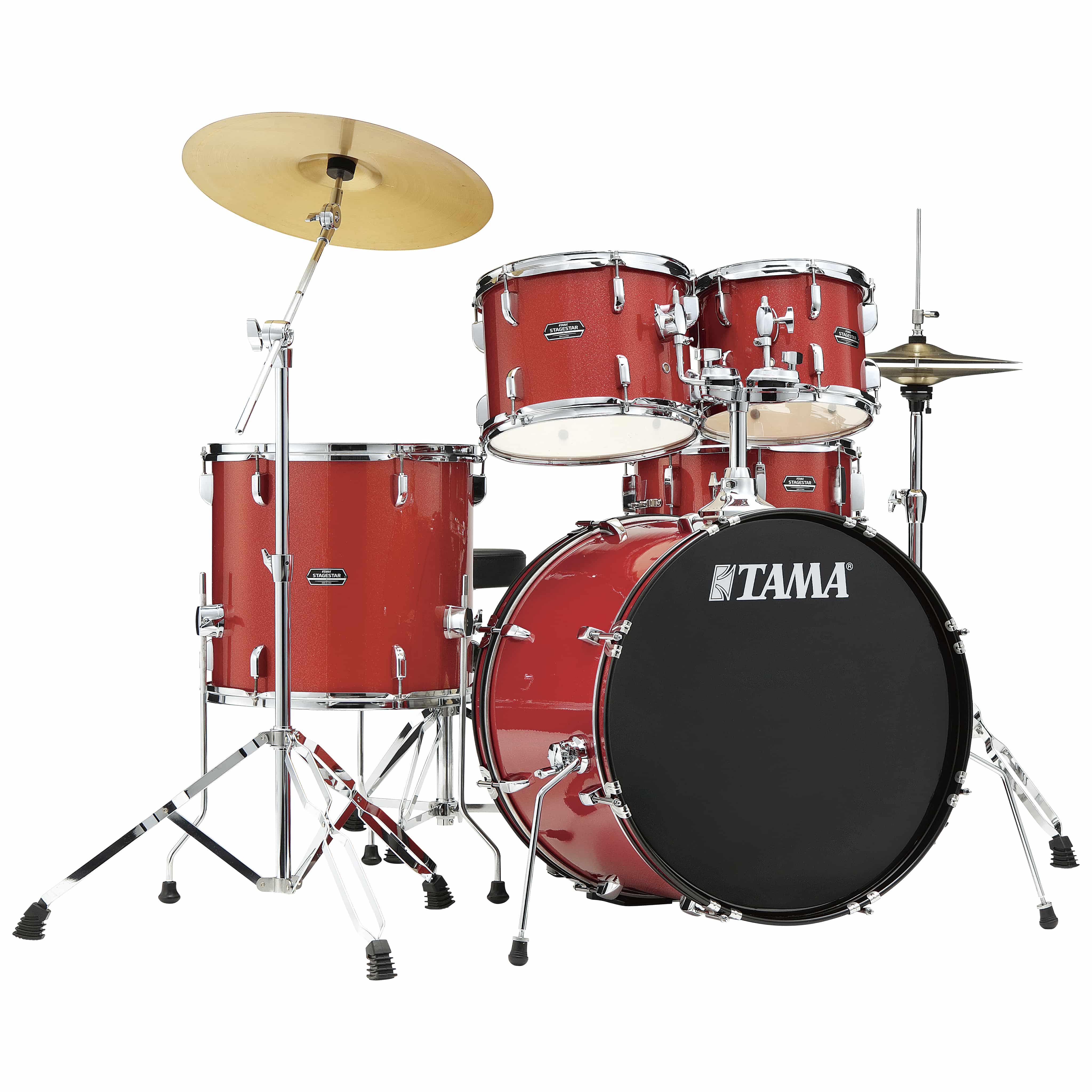 Tama ST50H5-CDS - Stagestar 5-tlg. Drumset m. 20" BD - Candy Red Sparkle