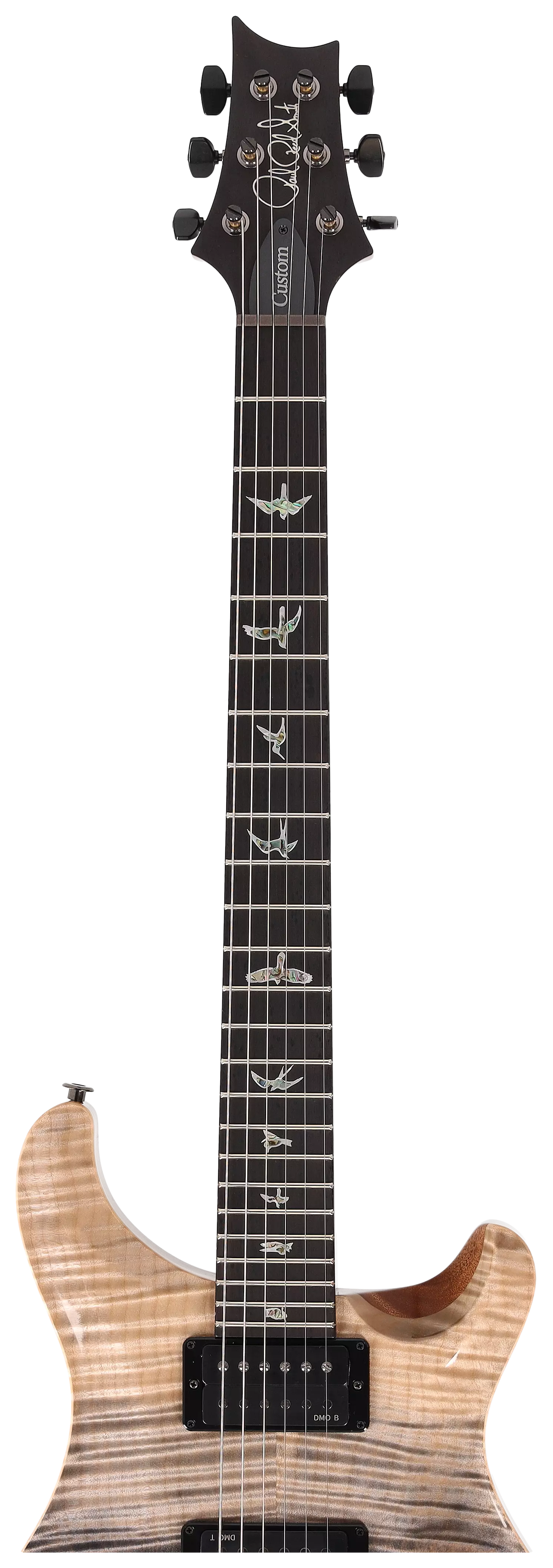 PRS LTD Custom 24 Wood Library Gray Black Fade 10Top # 9