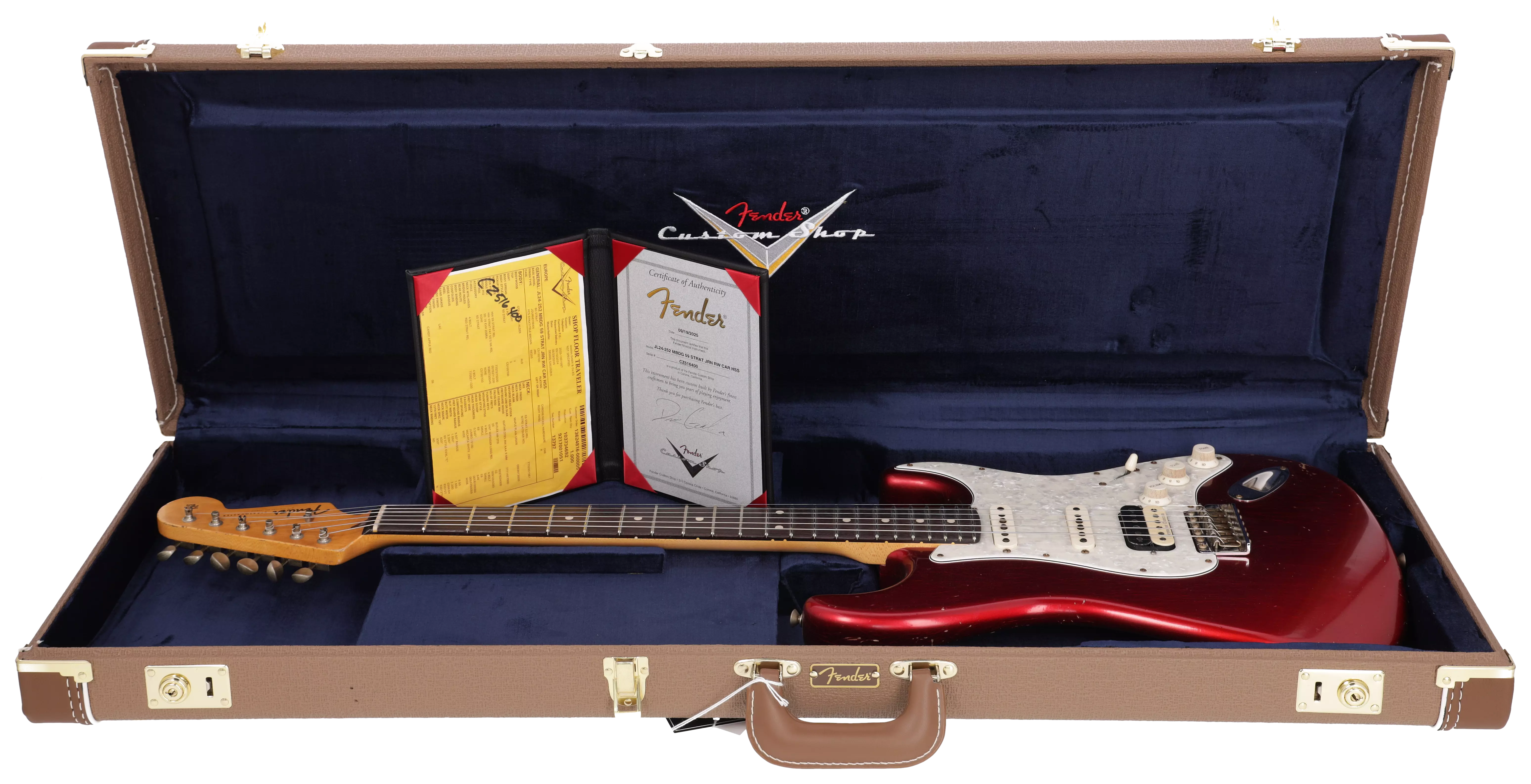 Fender Custom Shop 1959 Stratocaster JRN RW HSS RSD CAR MBDB Masterbuilt David Brown #3 17