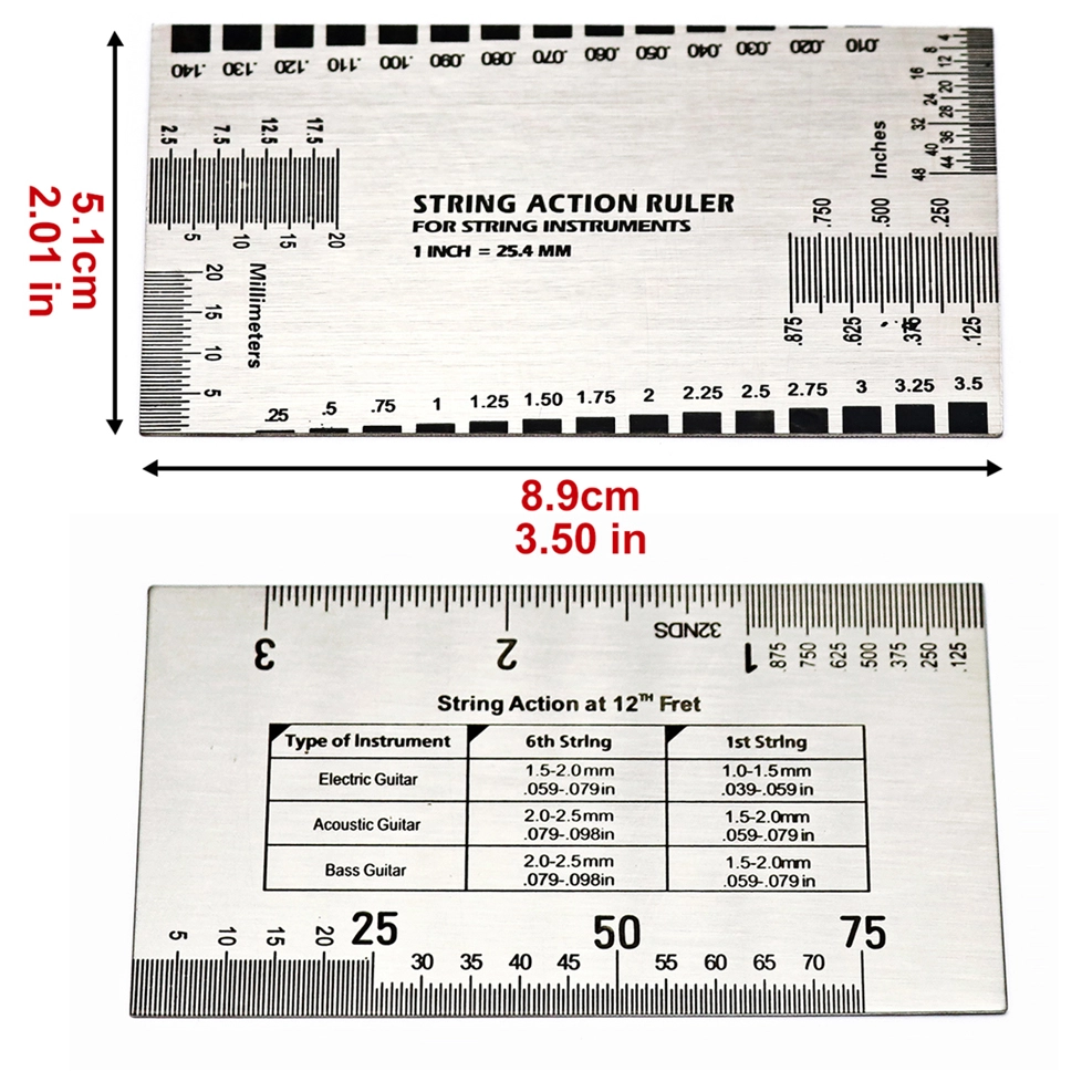 Redwood String Action Gauge