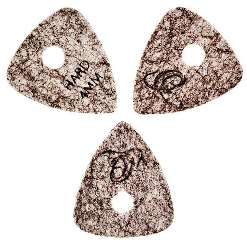 Ortega - Ortega Filz Plektrum Hard 3er Pack