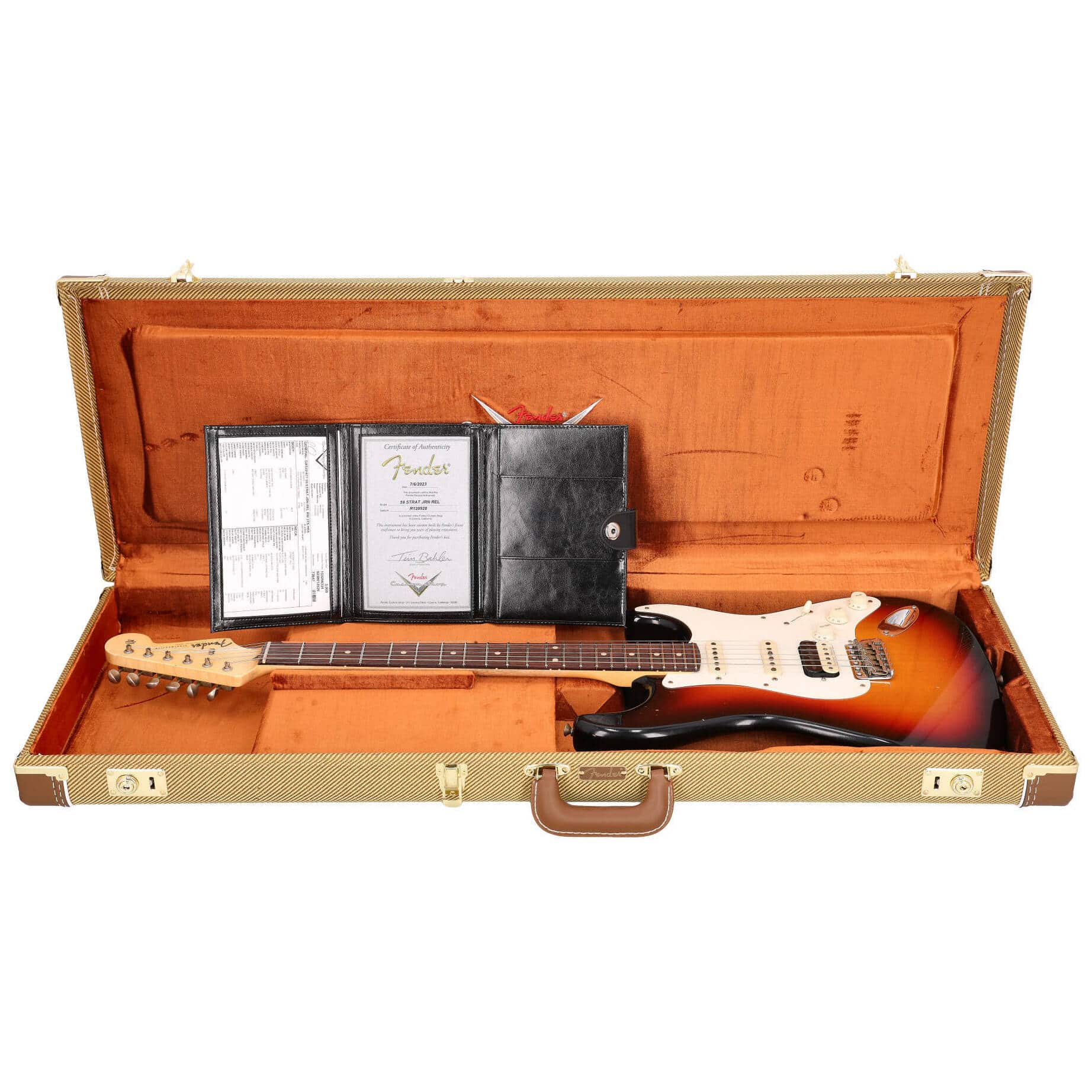 Fender Custom Shop 1959 Stratocaster Dealer Select JRN HSS RW 3TS #2 14