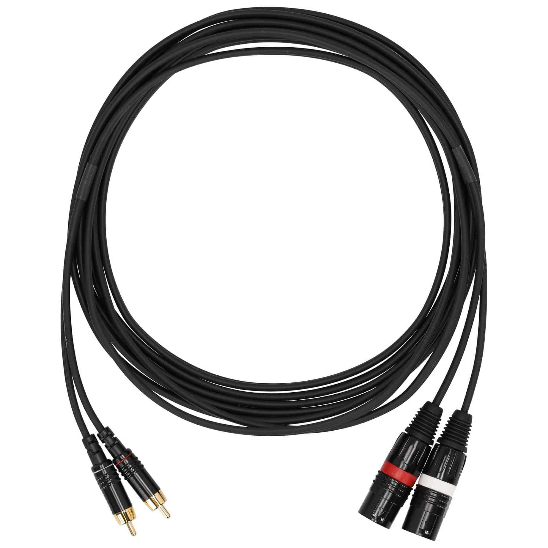Sommer Cable ONH7-0500-SW SC-Onyx 2 x XLR Male - 2 x Cinch Male 5 Meter
