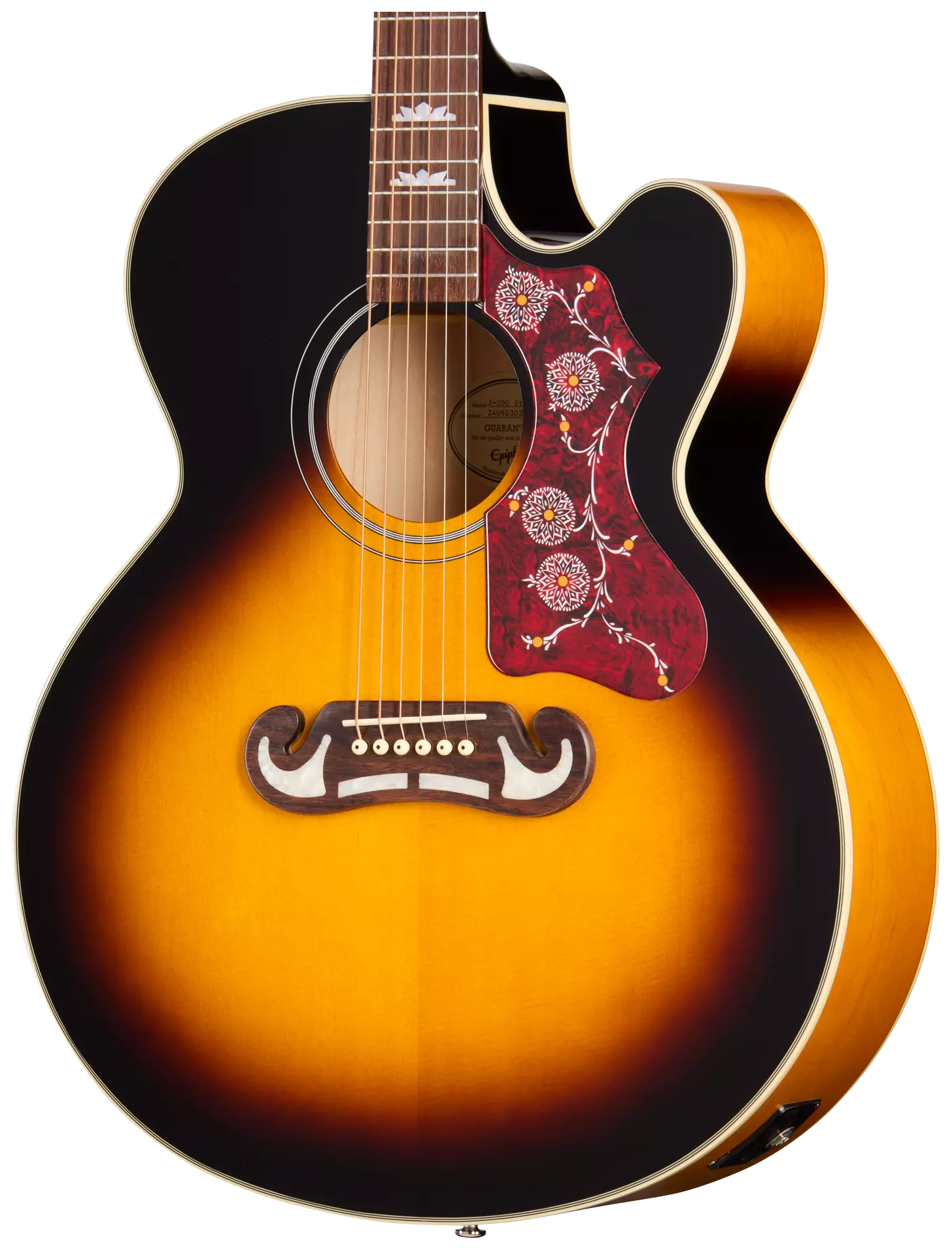 Epiphone J-200 Studio EC Vintage Sunburst 1