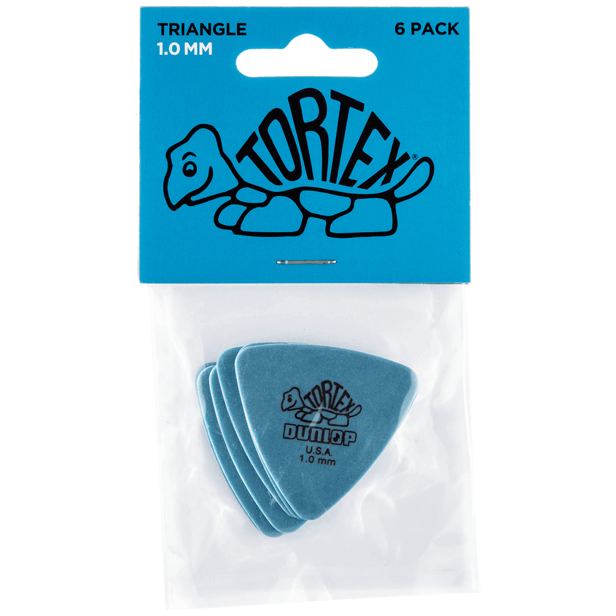 Dunlop Tortex Triangle 1.00 Player's Pack 6 Stück