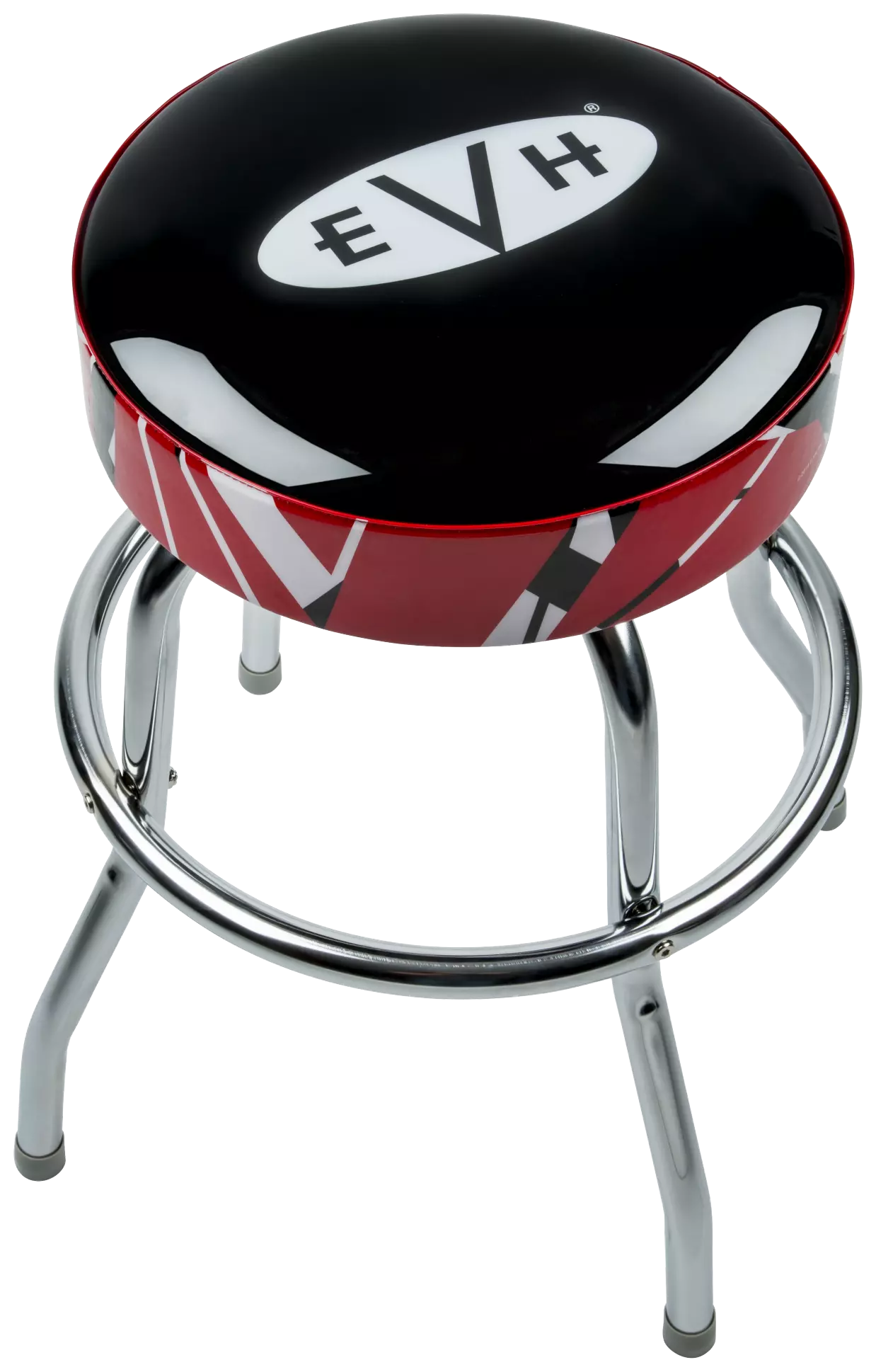 EVH Logo Barstool with Striped Trim 25 ZOLL