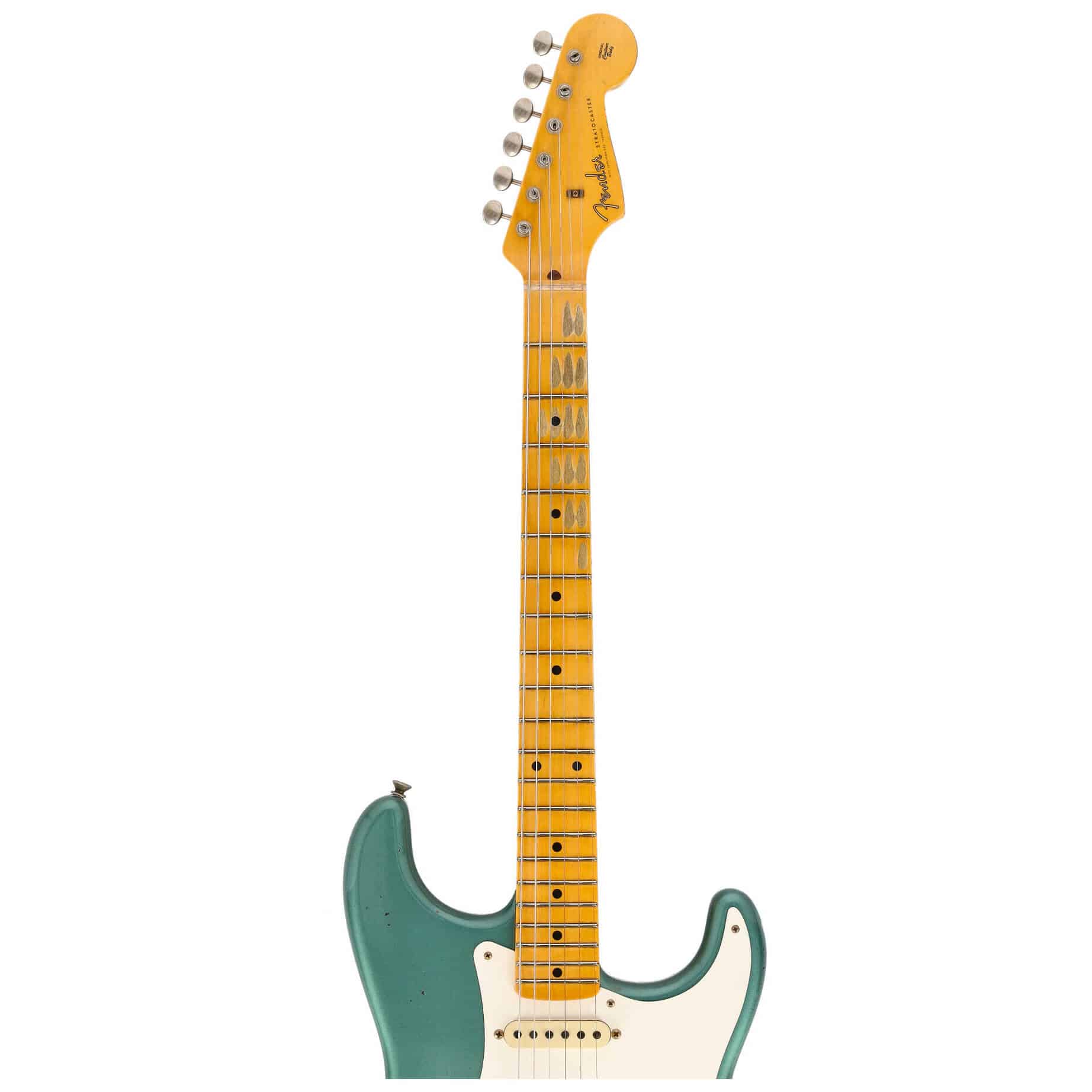 Fender LTD Custom Shop 57 Stratocaster Relic Faded Aged Sherwood Green Metallic 16