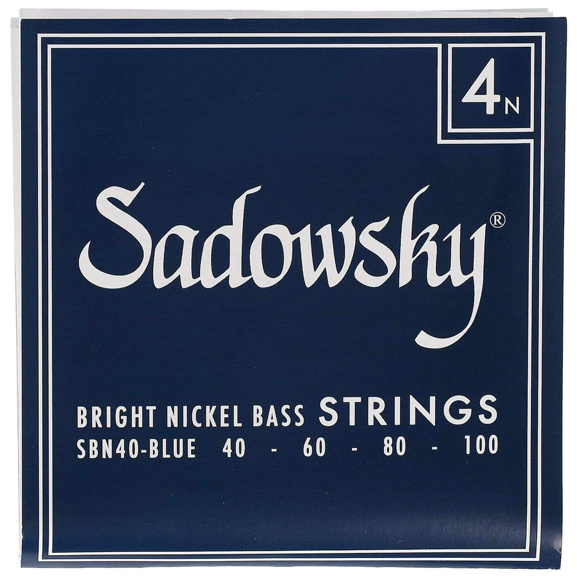 Sadowsky Blue Label Bass Saiten 4-string 040 - 100