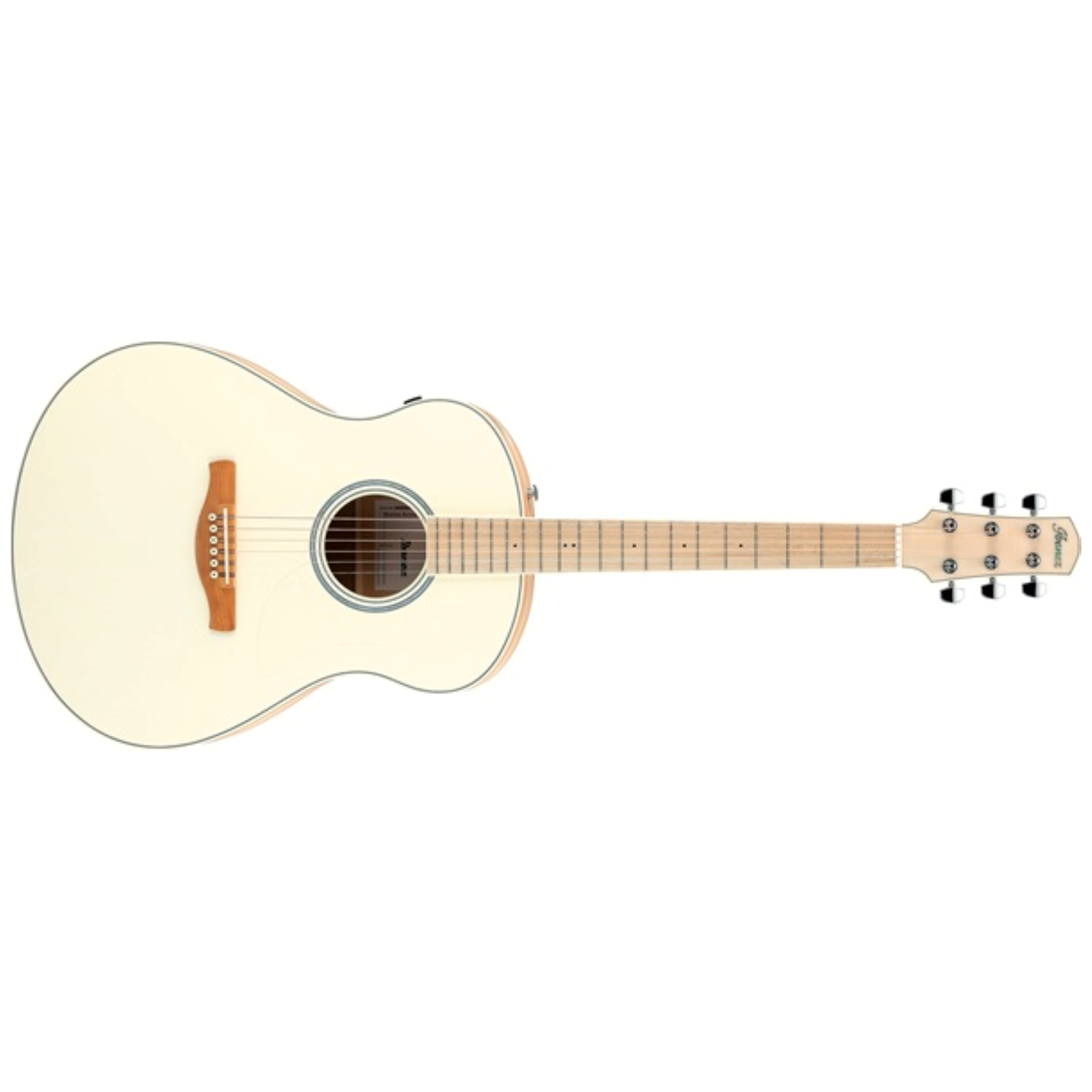 Ibanez AAM370M2E-APF Transparent Antique White Peach Fuzz 1