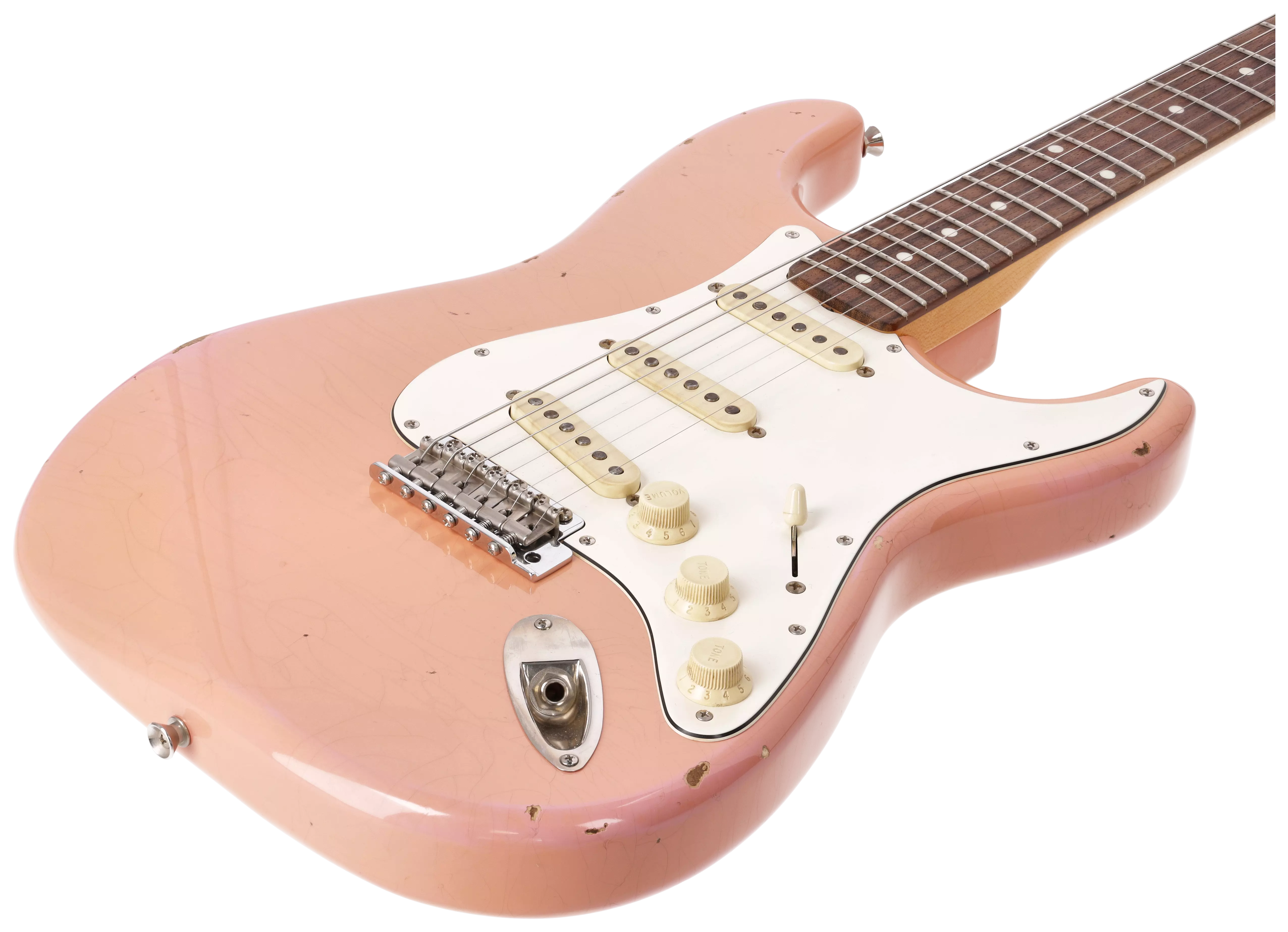  60s S-Style Aged Shell Pink GLoss Top #62180 4