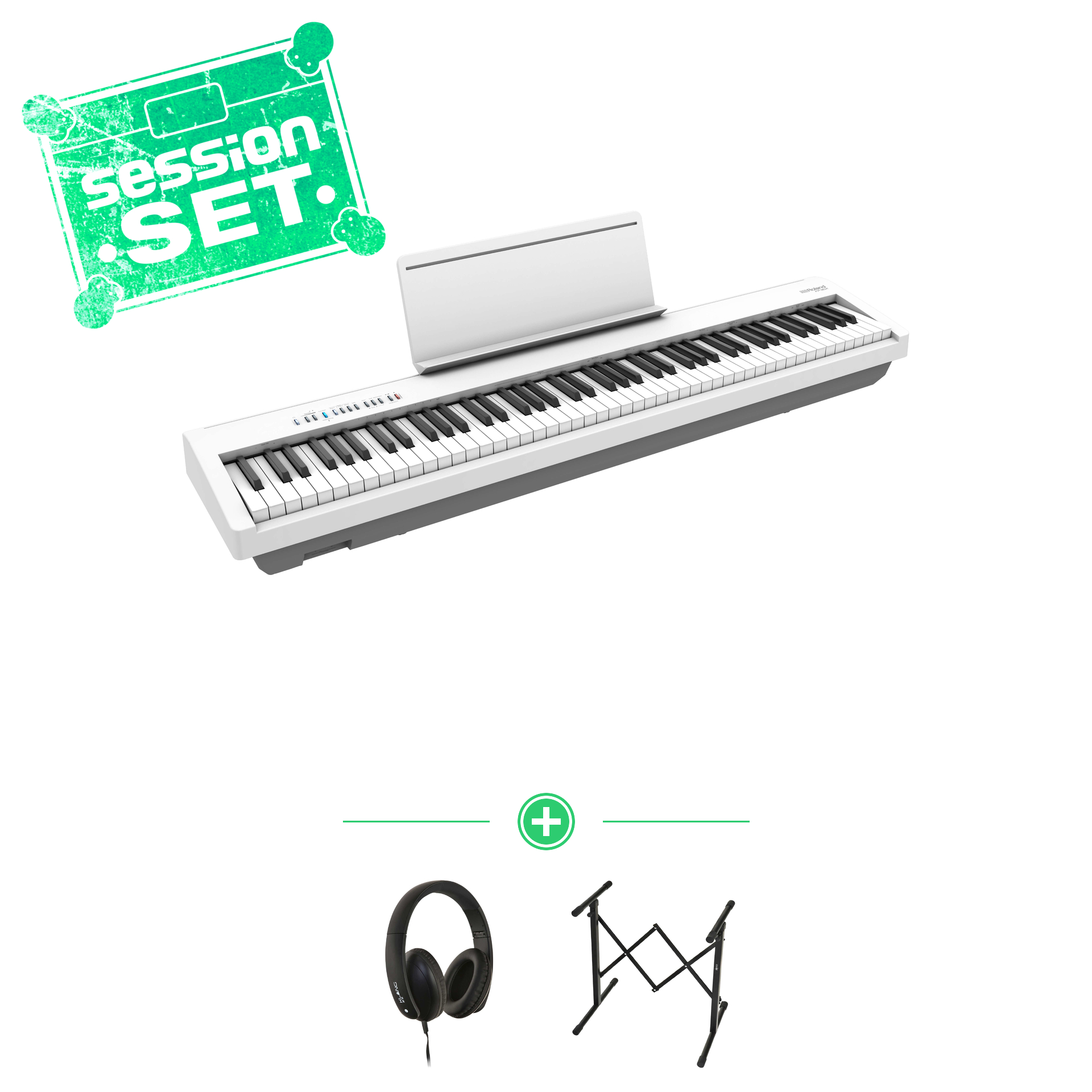 Image of Roland fp 30x wh   session set basic  70000268 1