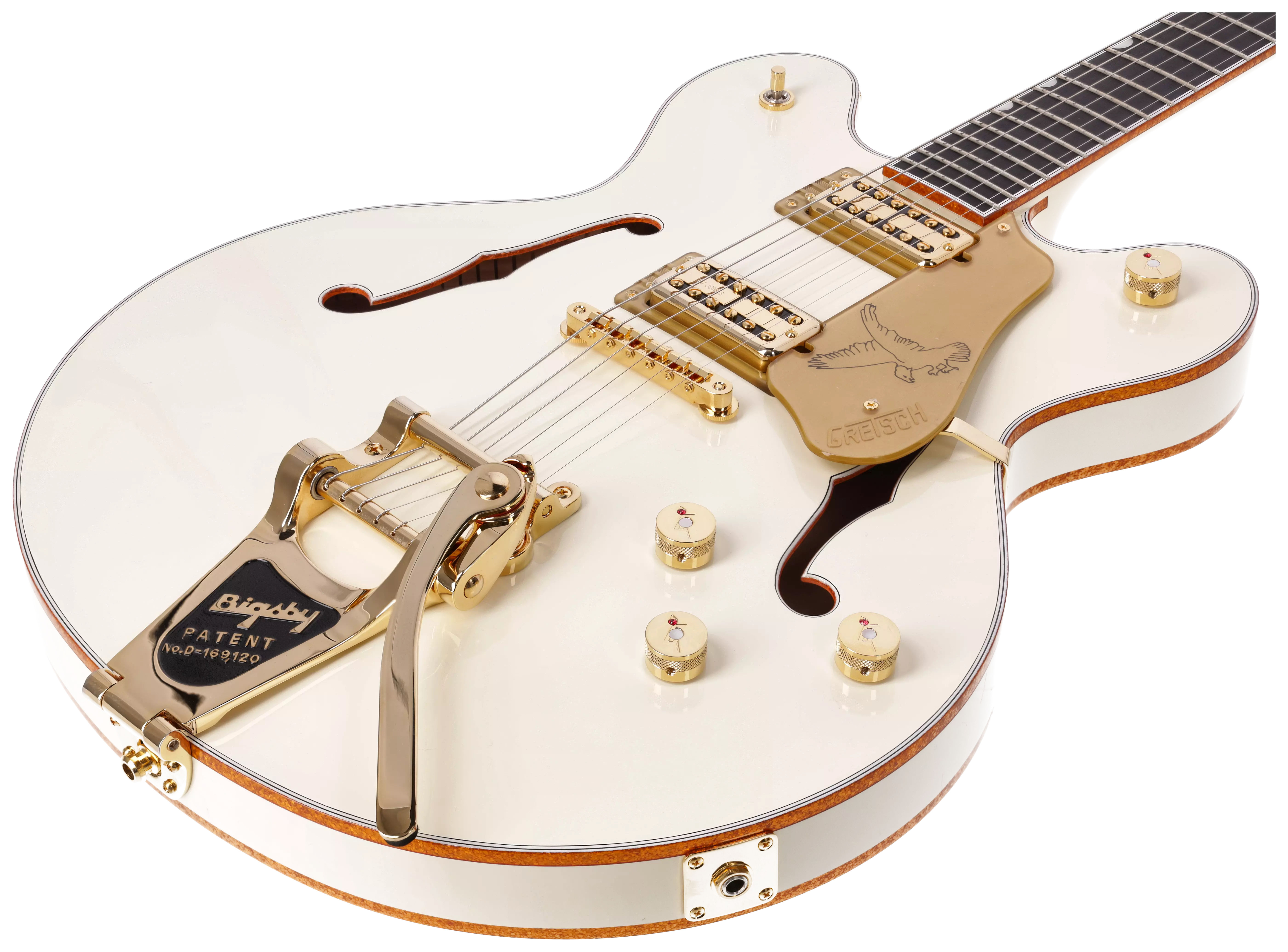 Gretsch LTD Falcon Center Block Bigsby GH EB Vintage White 4