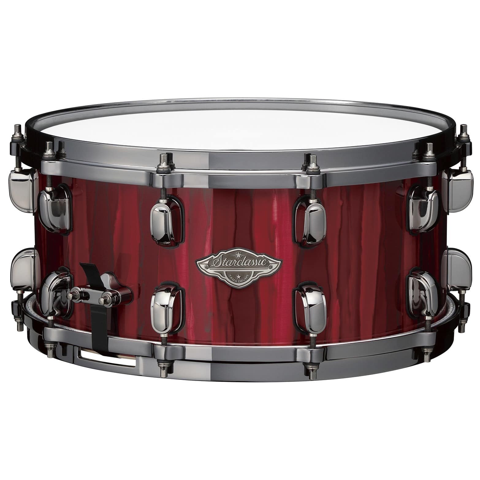 Tama MBSS65BN-CRW Starclassic Performer Snare Drum - 14" x 6,5" Crimson Red Waterfall/Black Nickel HW