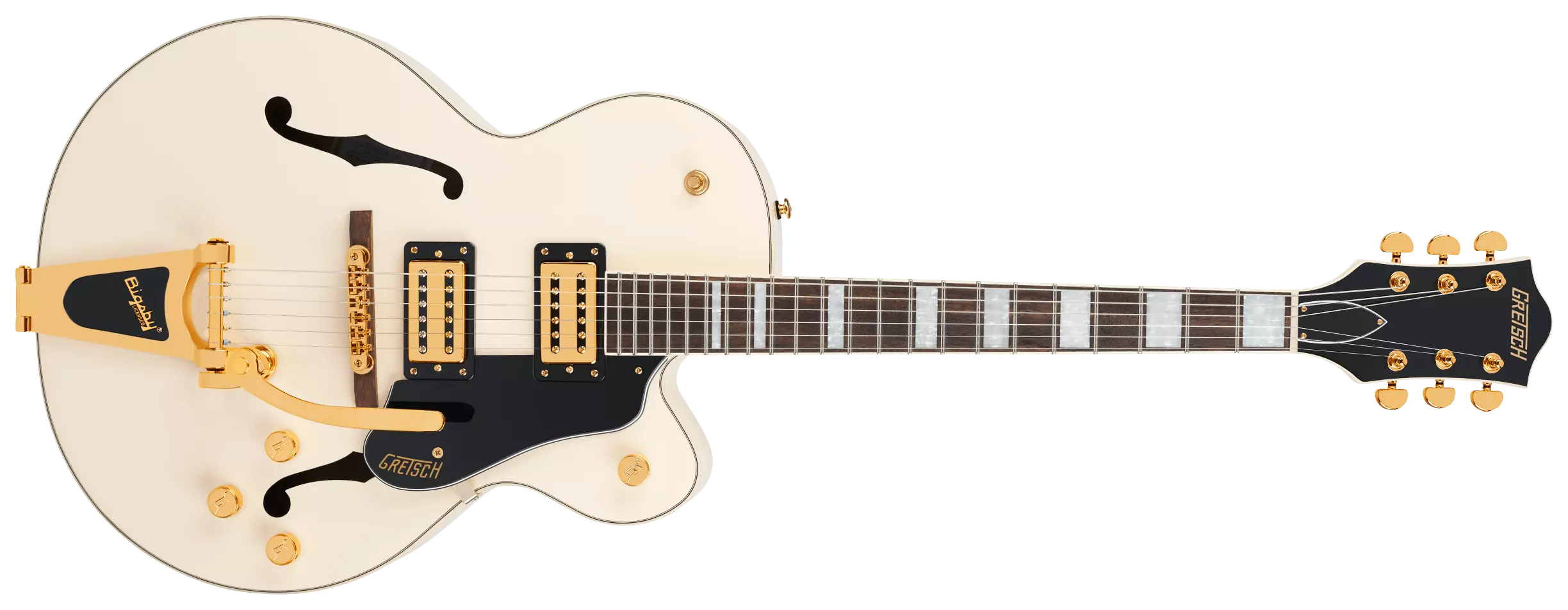 Gretsch LTD G2420TG Streamliner Hollow Body with Bigsby LRL Vintage White 1