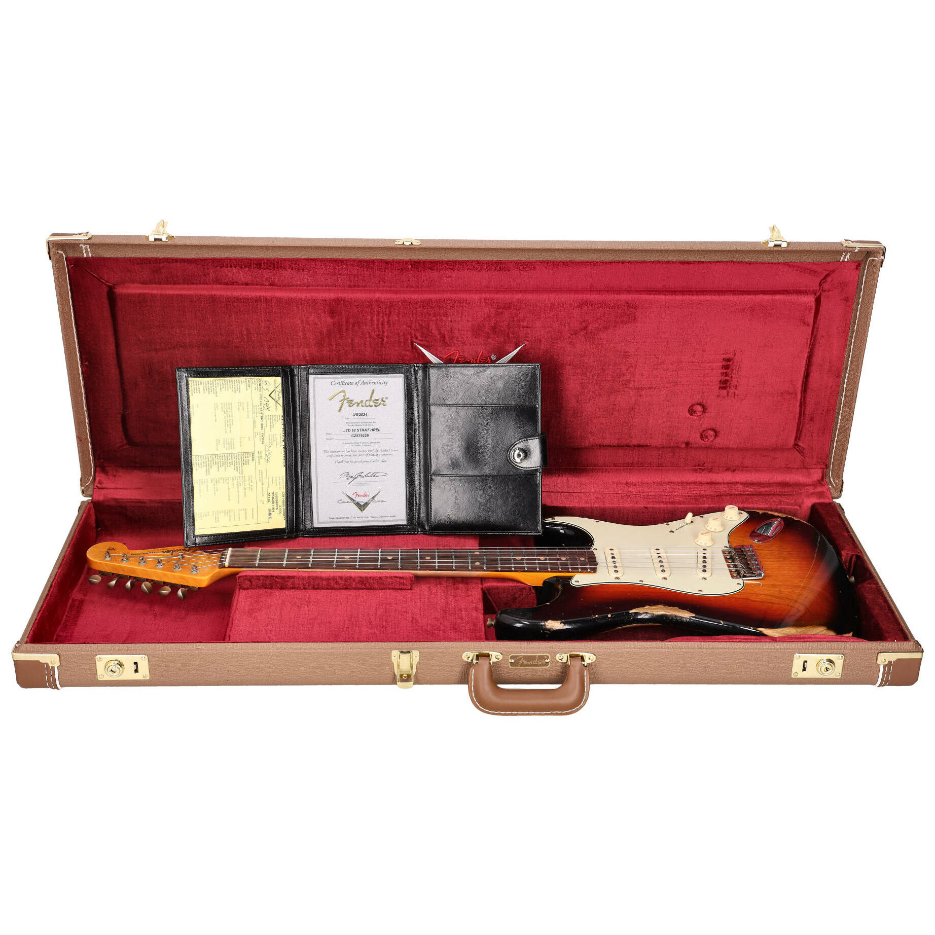 Fender LTD Custom Shop Roasted 62 Stratocaster Heavy Relic Faded Aged 3-Color Sunburst #1 23