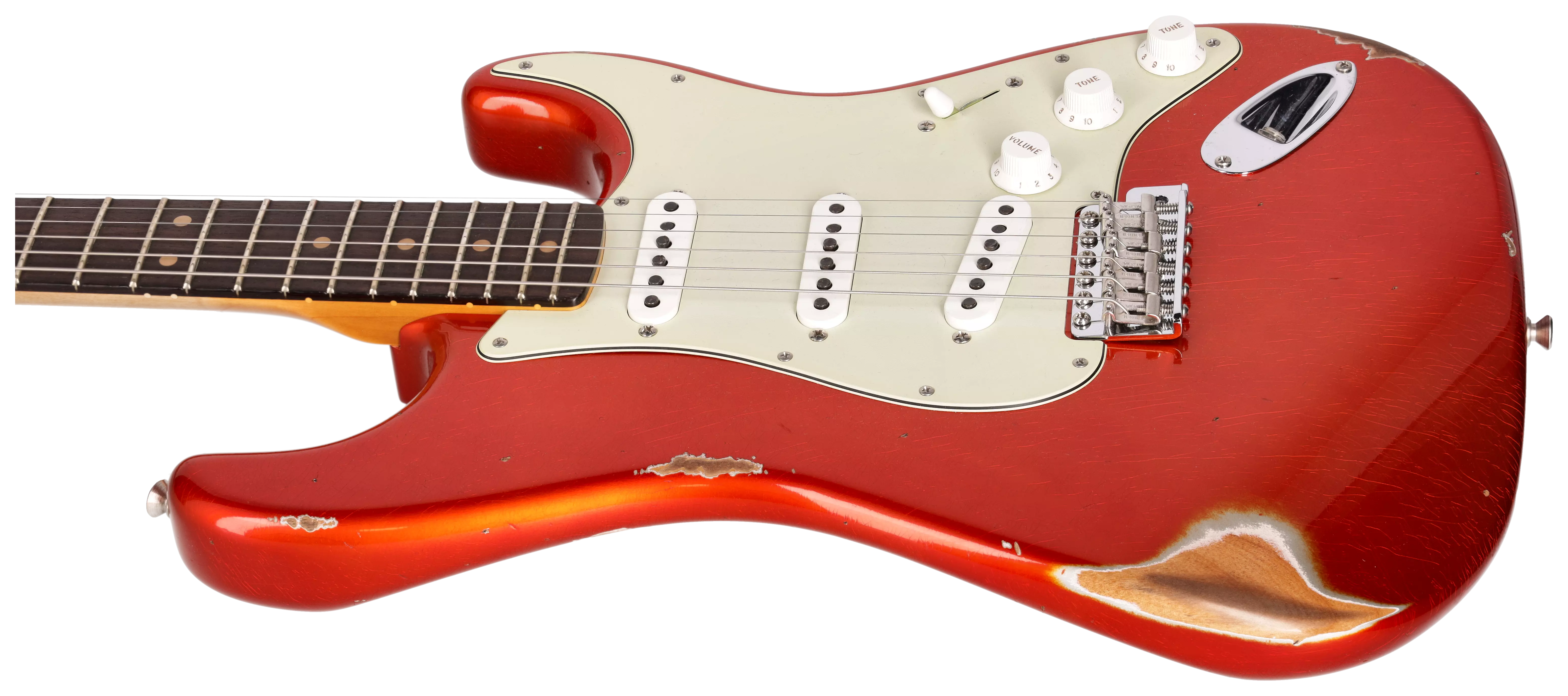 Fender Custom Shop 1963 Stratocaster Relic Aged Candy Tangerine Metallic #1 6