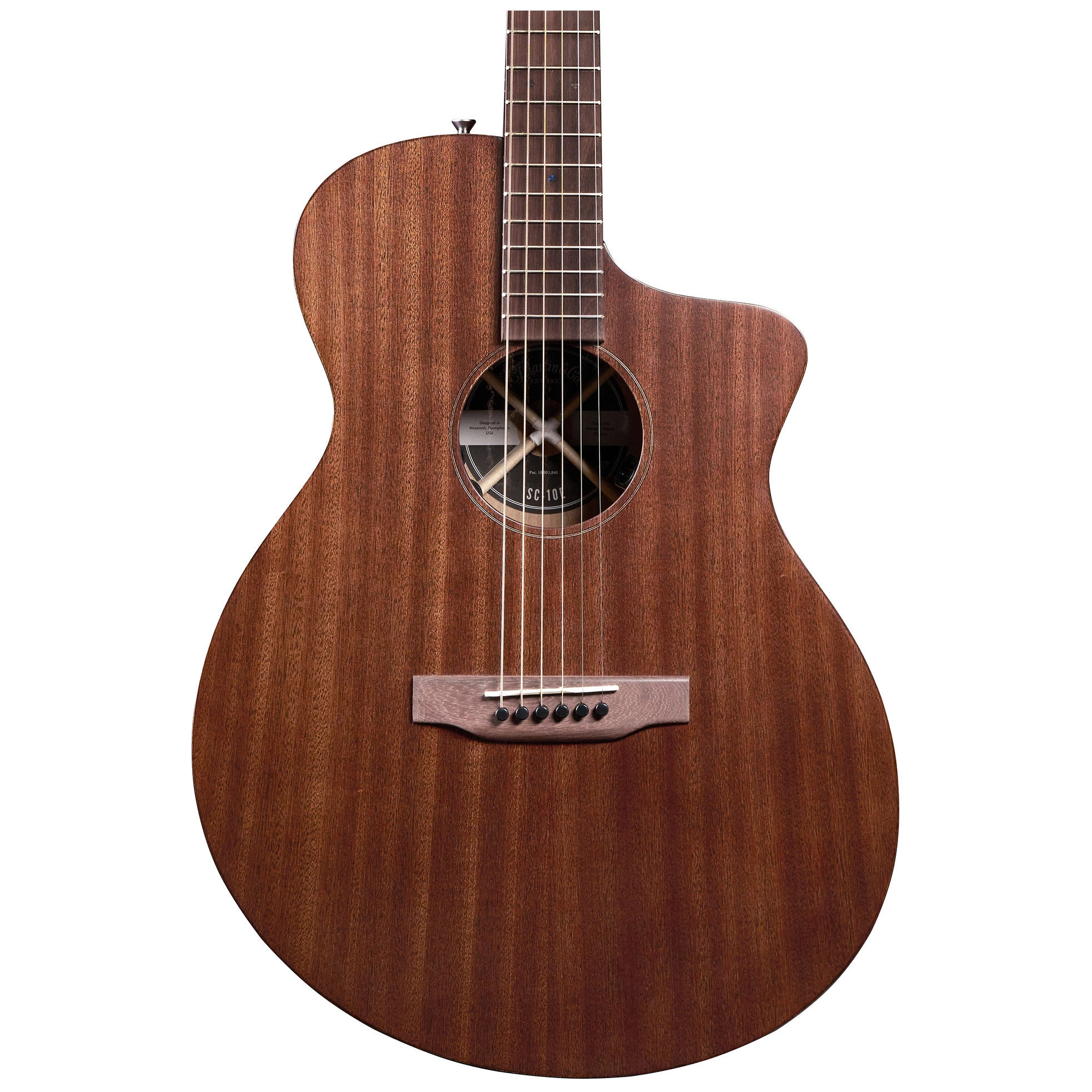 Martin SC-10E Modern Sapele