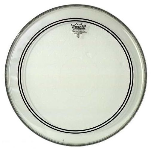 Remo - Remo Powerstroke 3 - Bass Drum Fell - 18 - Clear