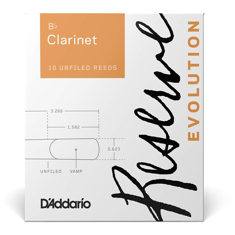 D’Addario Woodwinds Reserve Evolution - Bb Klarinette 3,5 - 10er Pack