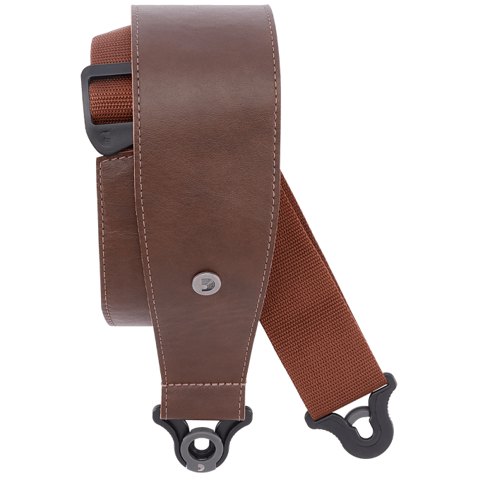 D’Addario Gitarrengurt Comfort Leather Auto Lock 3,0cm Brown
