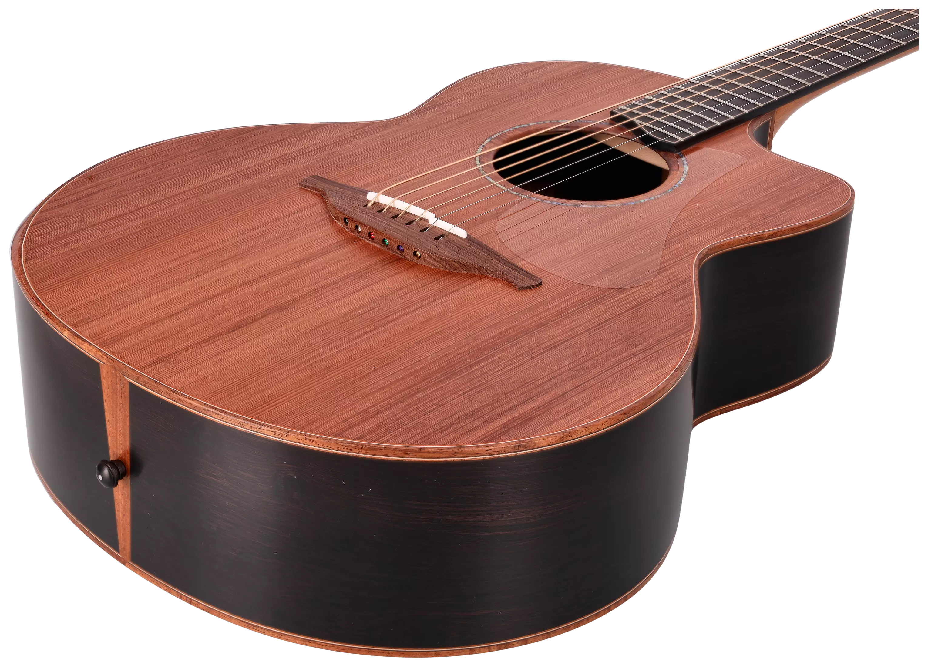 Lowden F-50C African Blackwood Sinker Redwood Cut Bevel 7