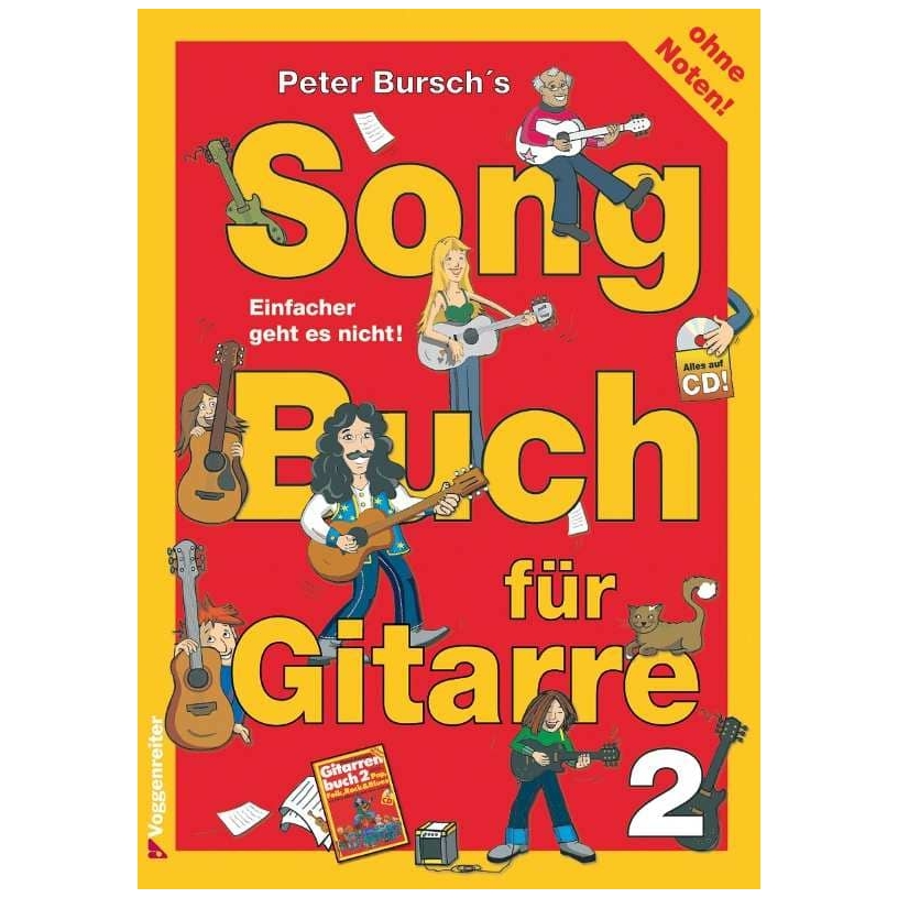 Voggenreiter Peter Bursch's Song Book for Guitar 2