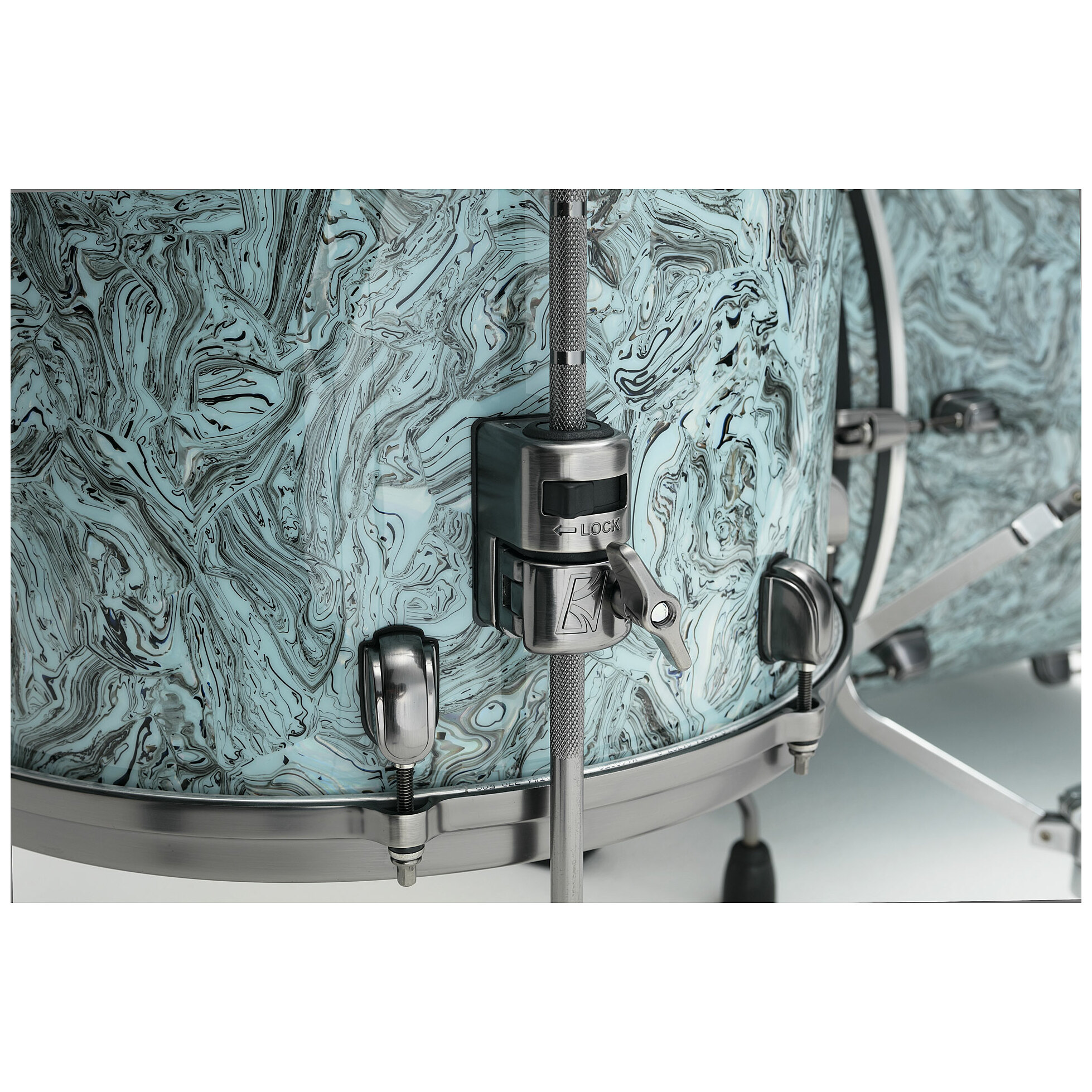 Tama MR42TZUS-SLW - Starclassic Maple Shell Kit Sky Blue Swirl / Smoked Black 6