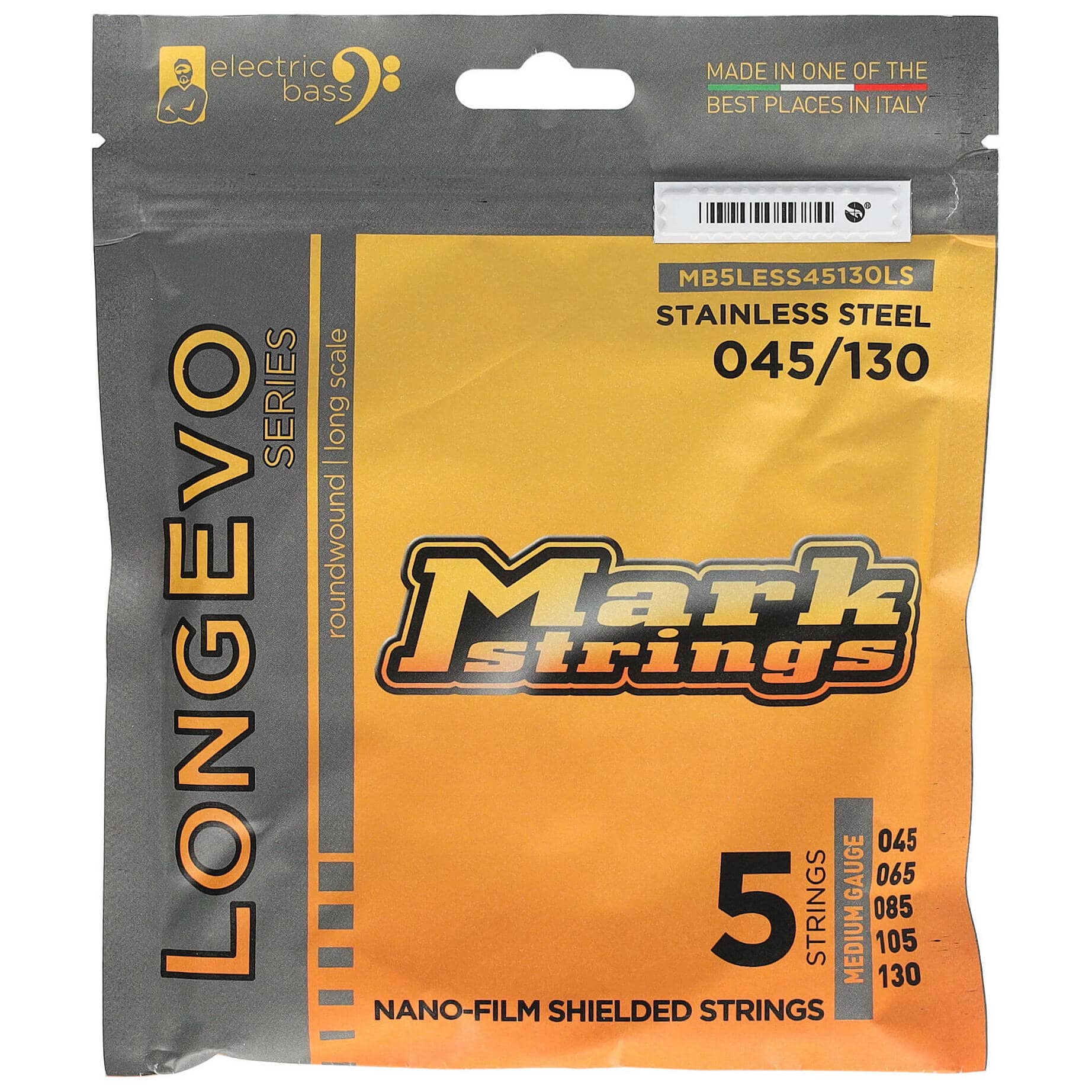 Markbass 5s Longevo Stainless Steel NANO-FILM SHIELDED 45 - 130