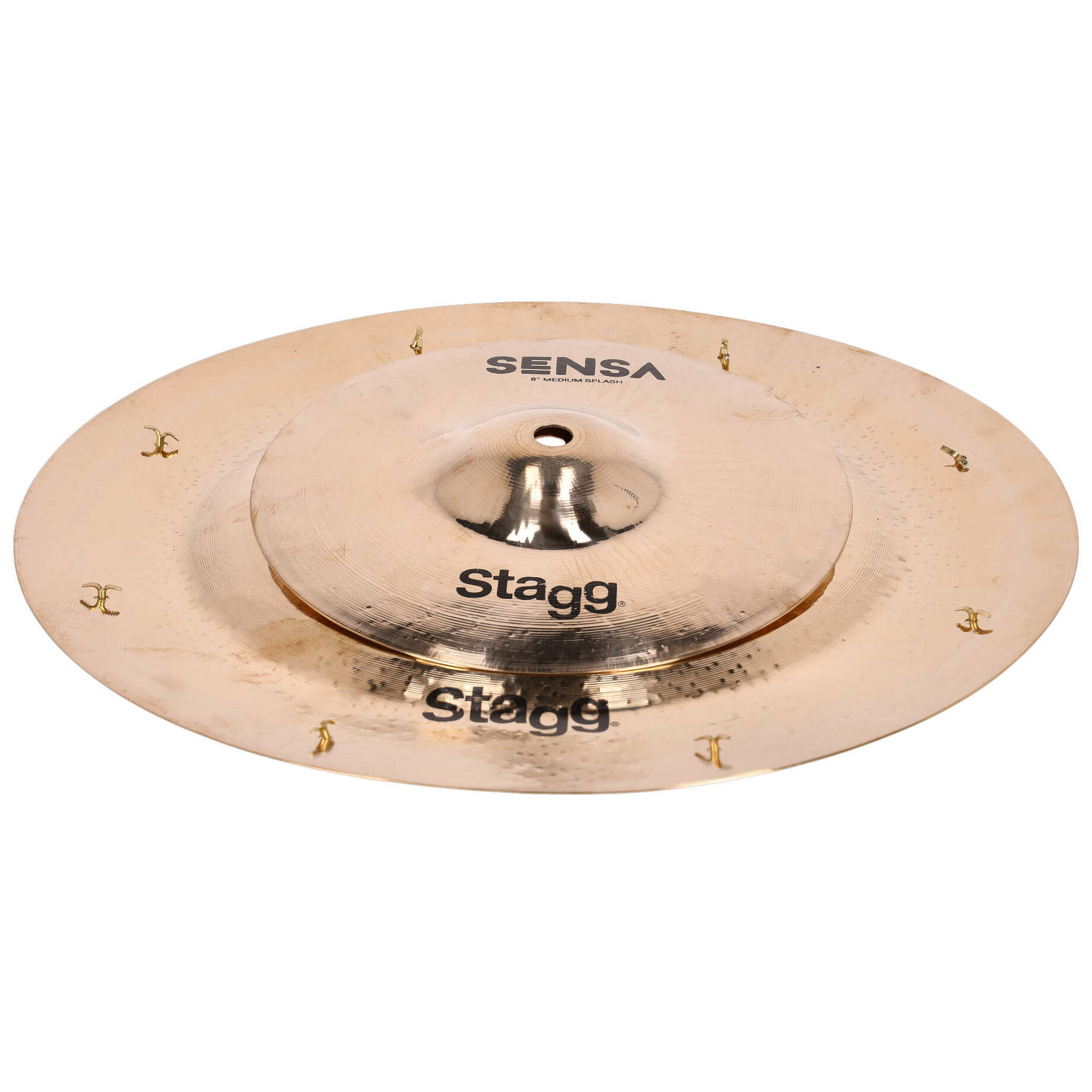 Stagg Sensa Sizzle Stack - 14 Zoll China und Splash - 8 Zoll 4 Stagg Sensa Sizzle Stack - 14 Zoll China und Splash - 8 Zoll 4
