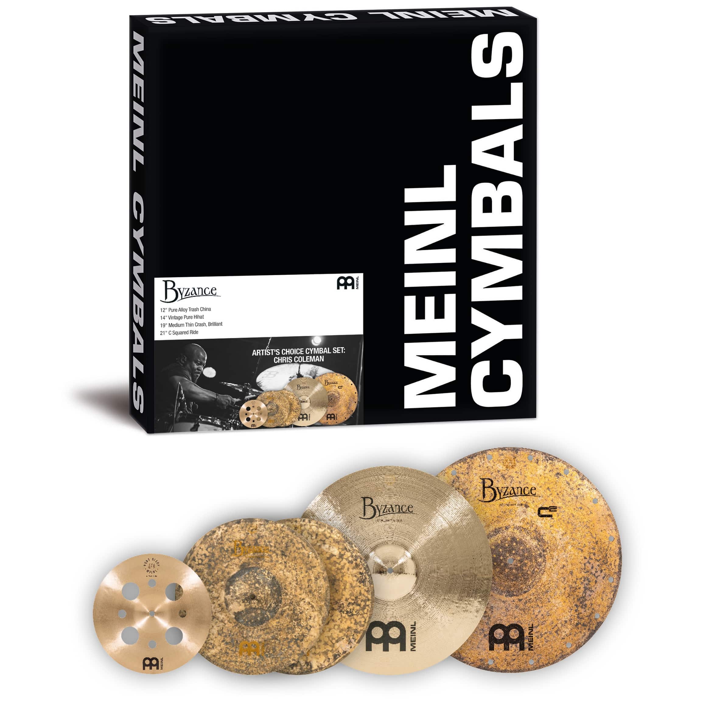 Meinl Cymbals A-CS5 - Byzance Artist's Choice Cymbal Set: Chris Coleman