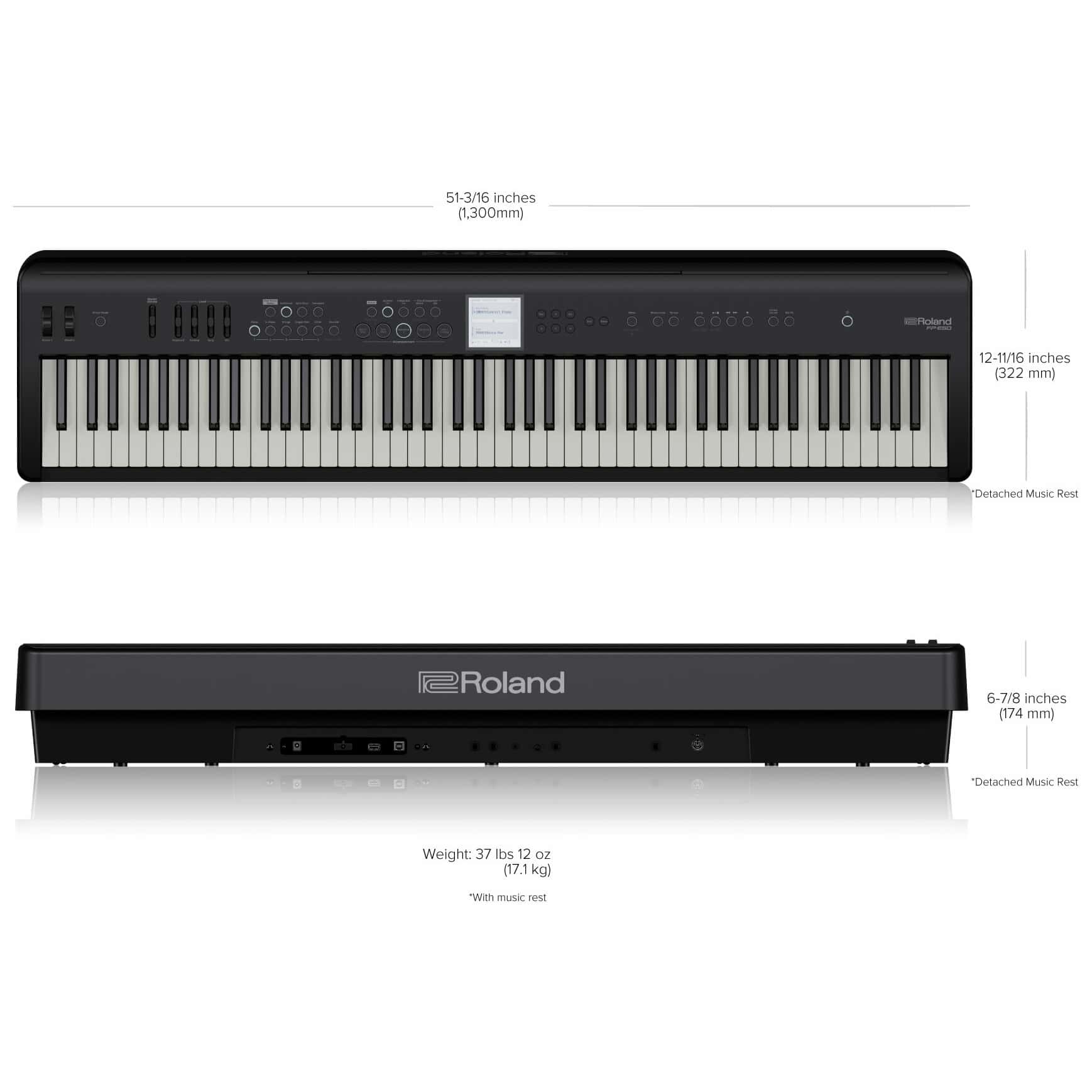 Roland FP-E50 Modern Portable Piano 4
