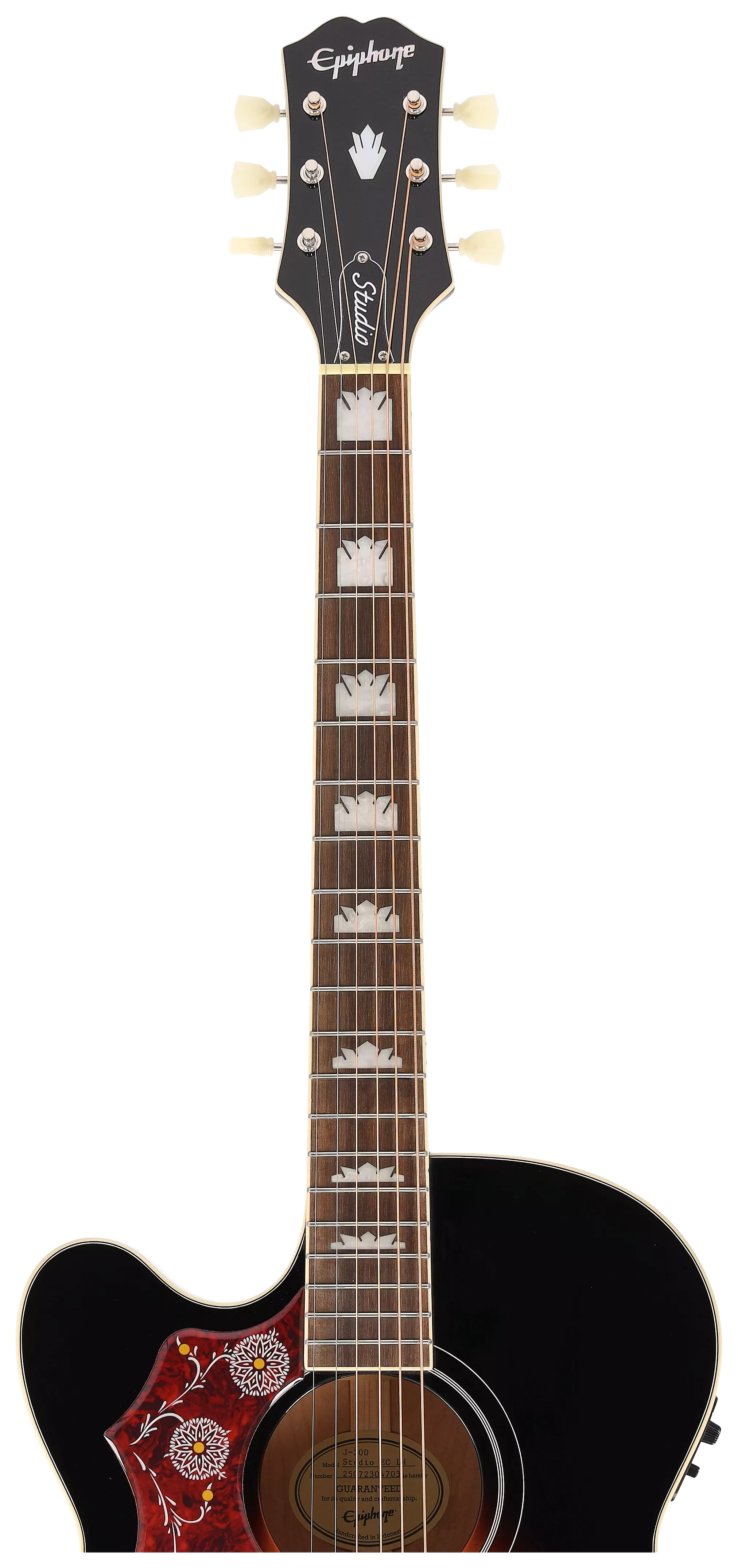 Epiphone J-200 Studio EC LH Vintage Sunburst 9