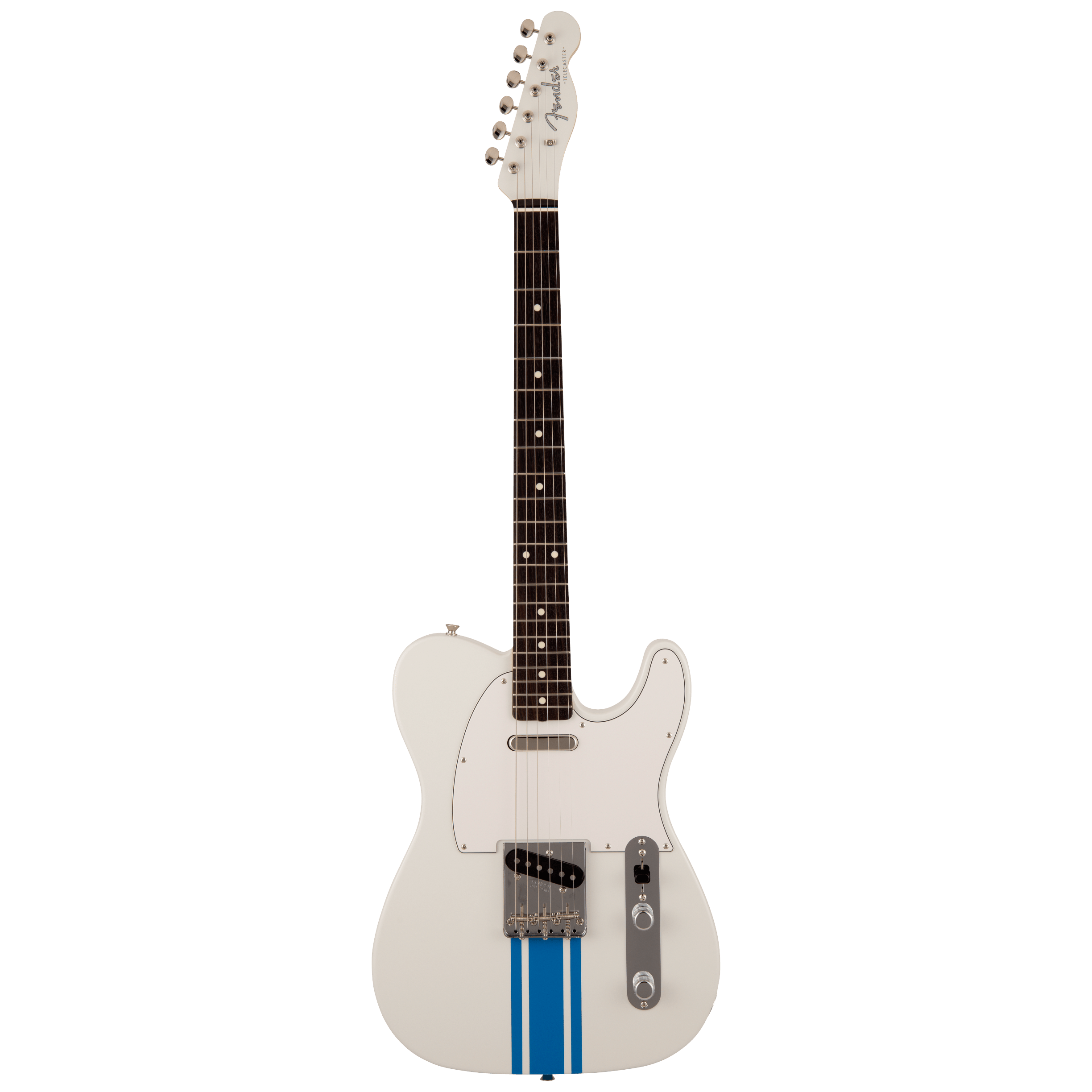 Fender LTD MIJ Traditional 60s Telecaster RW OWT Blue Competition Stripes