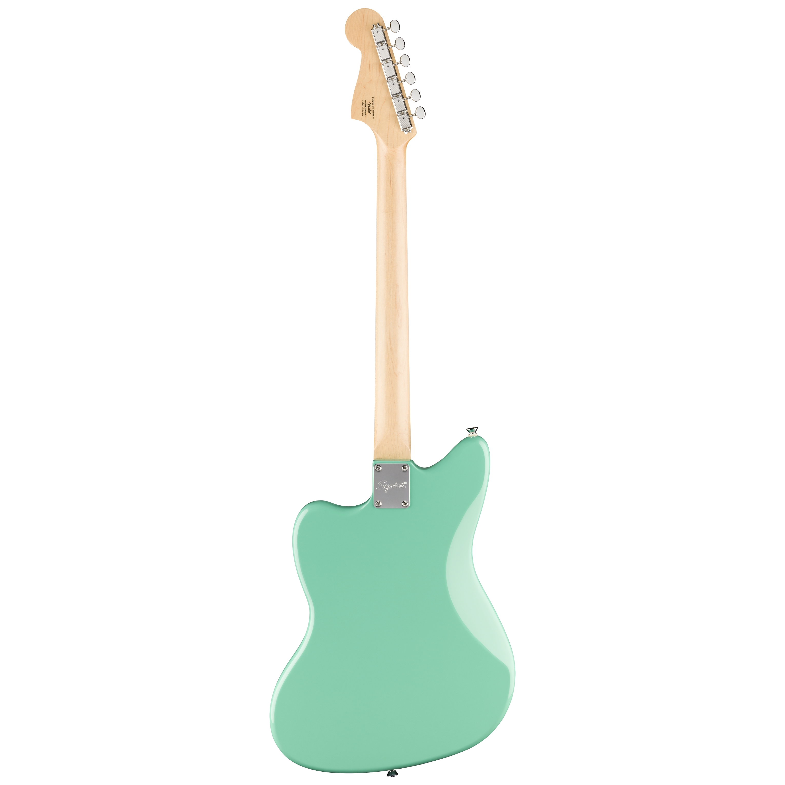 Squier by Fender Paranormal Baritone Jazzmaster HH LRL Parchment PG Sea Foam Green 2