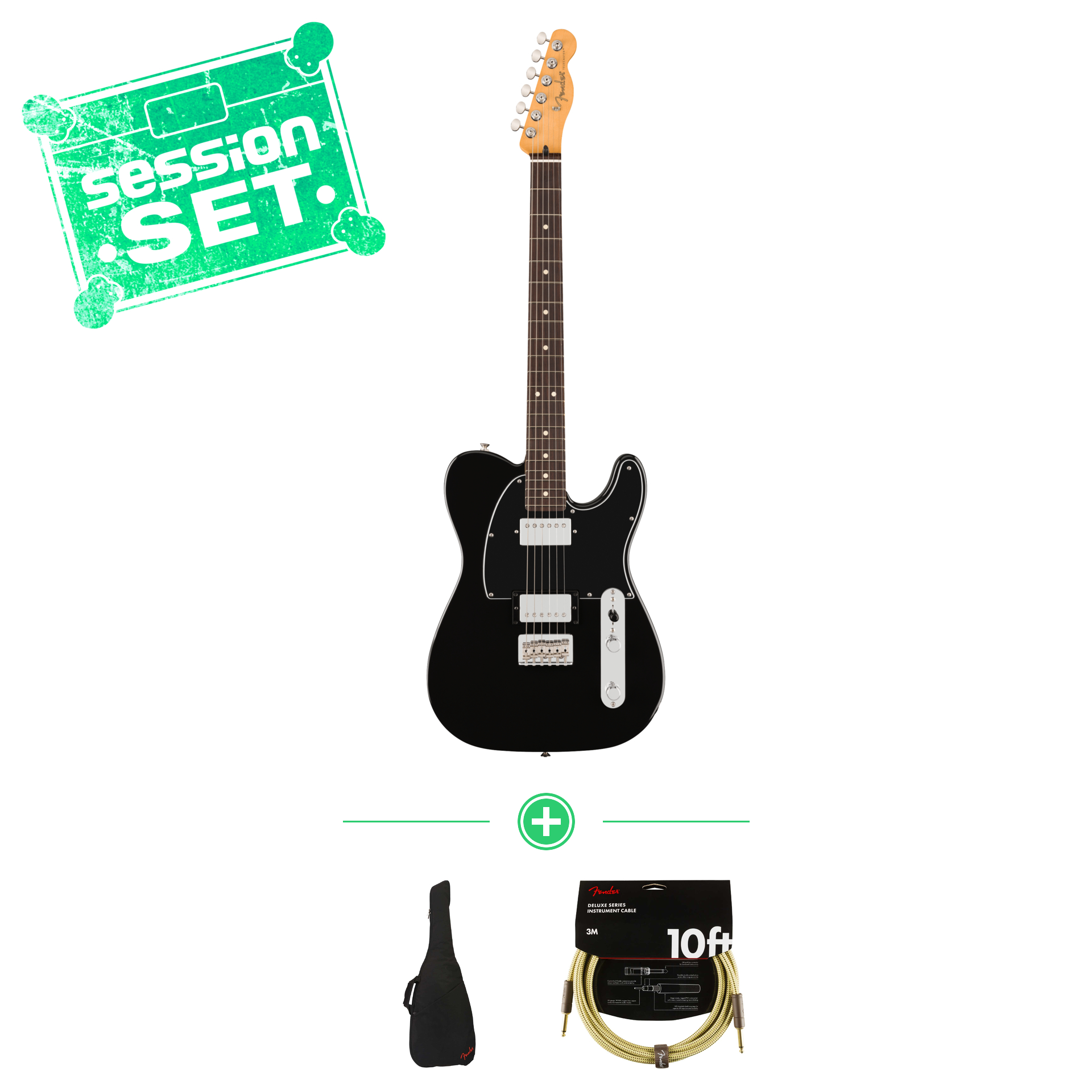 Image of Fender player ii telecaster hh rw black   session set  70001043 1