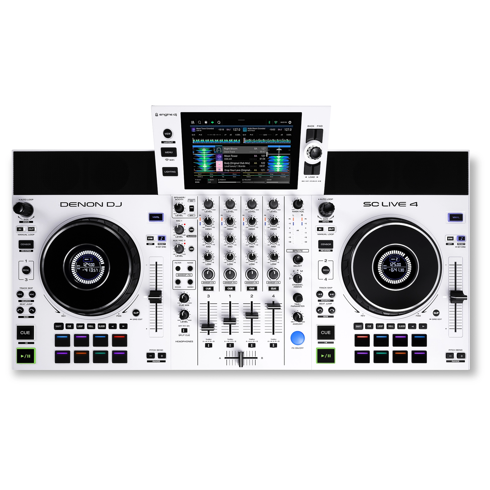 Denon DJ SC LIVE 4 - White 9