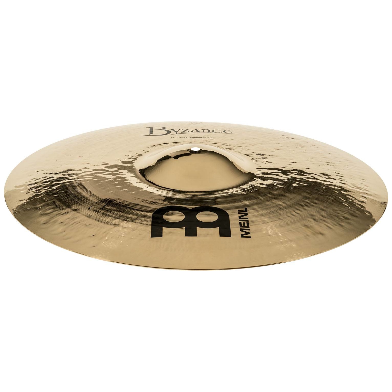 Meinl Cymbals - Meinl Cymbals B22HHR-B - 22 Byzance Brilliant Heavy Hammered Ride - 1