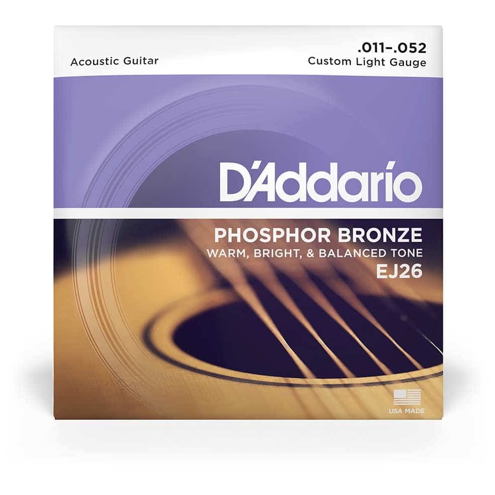 D’Addario EJ26 - Acoustic Phosphor Bronze | 011-052