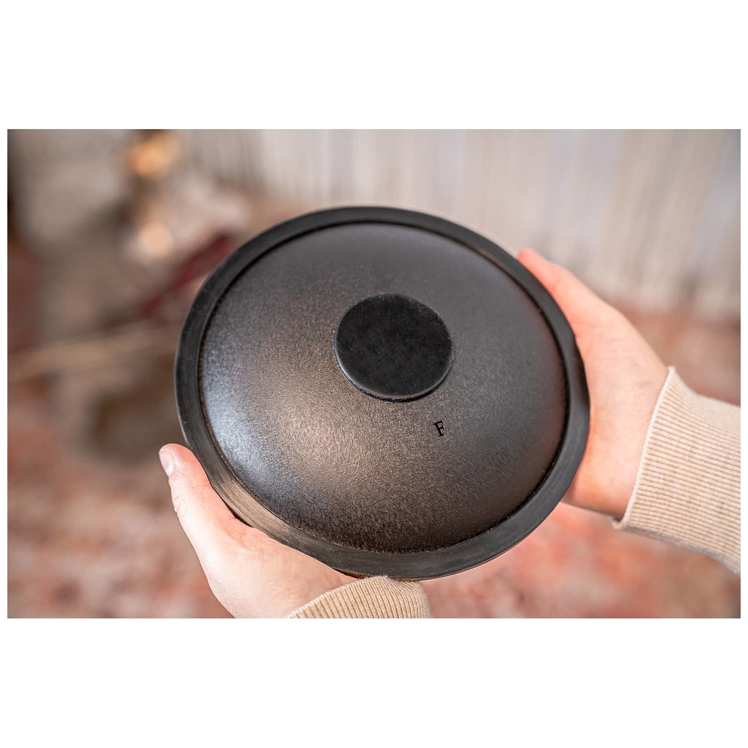 Meinl Sonic Energy - Meinl Sonic Energy SSTD1BK Small Steel Tongue Drum, Schwarz, F Moll 8 Töne, 7 18 cm Durchmesser - 4