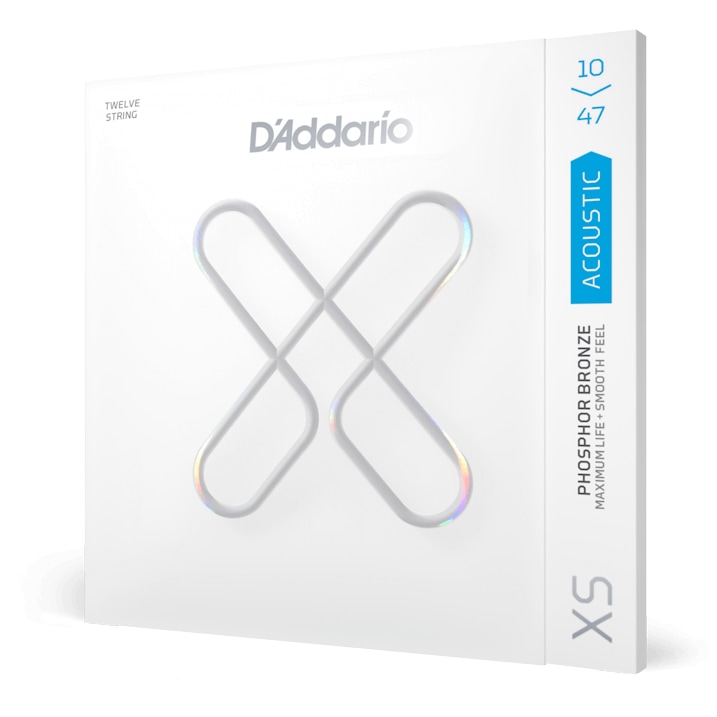 D’Addario - D’Addario XSAPB1047-12 - XS Acoustic Phosphor Bronze Light 12 String 010-047