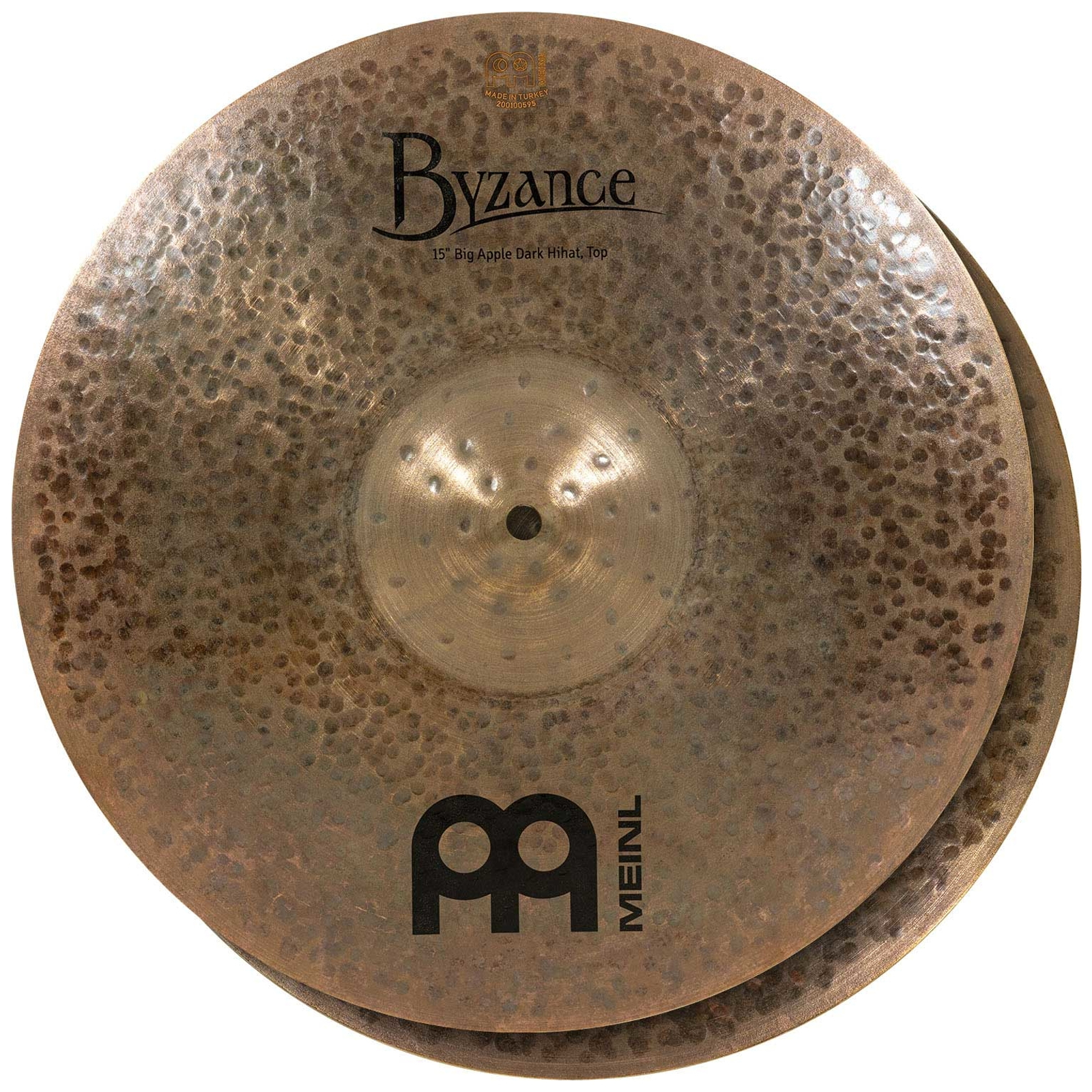 Meinl Cymbals B15BADAH - 15" Byzance Big Apple Dark Hihat - Hi-Hat-Becken