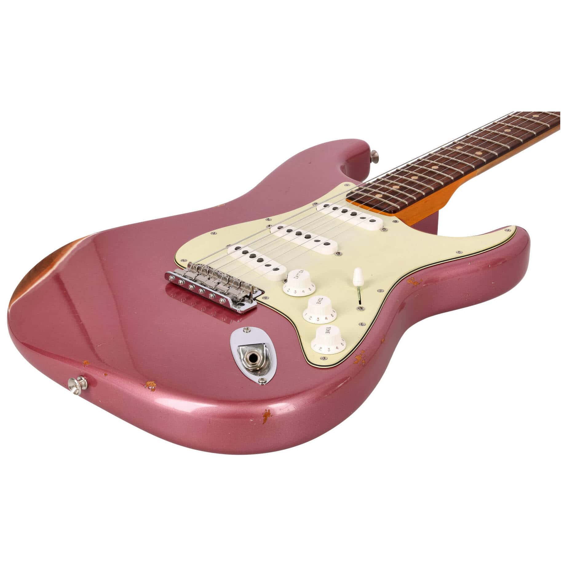 Fender Custom Shop 1963 Stratocaster Relic Aged Burgundy Mist Metallic #1 7