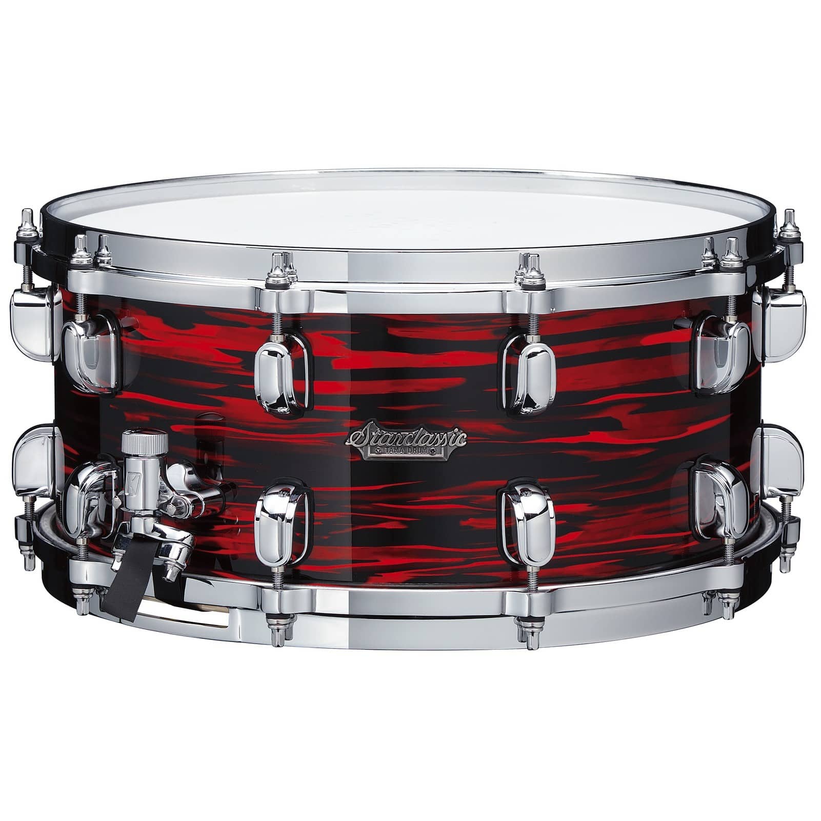 Tama MRS1465-ROY Starclassic Maple Snare Drum - 14" x 6,5" Red Oyster/Chrom HW