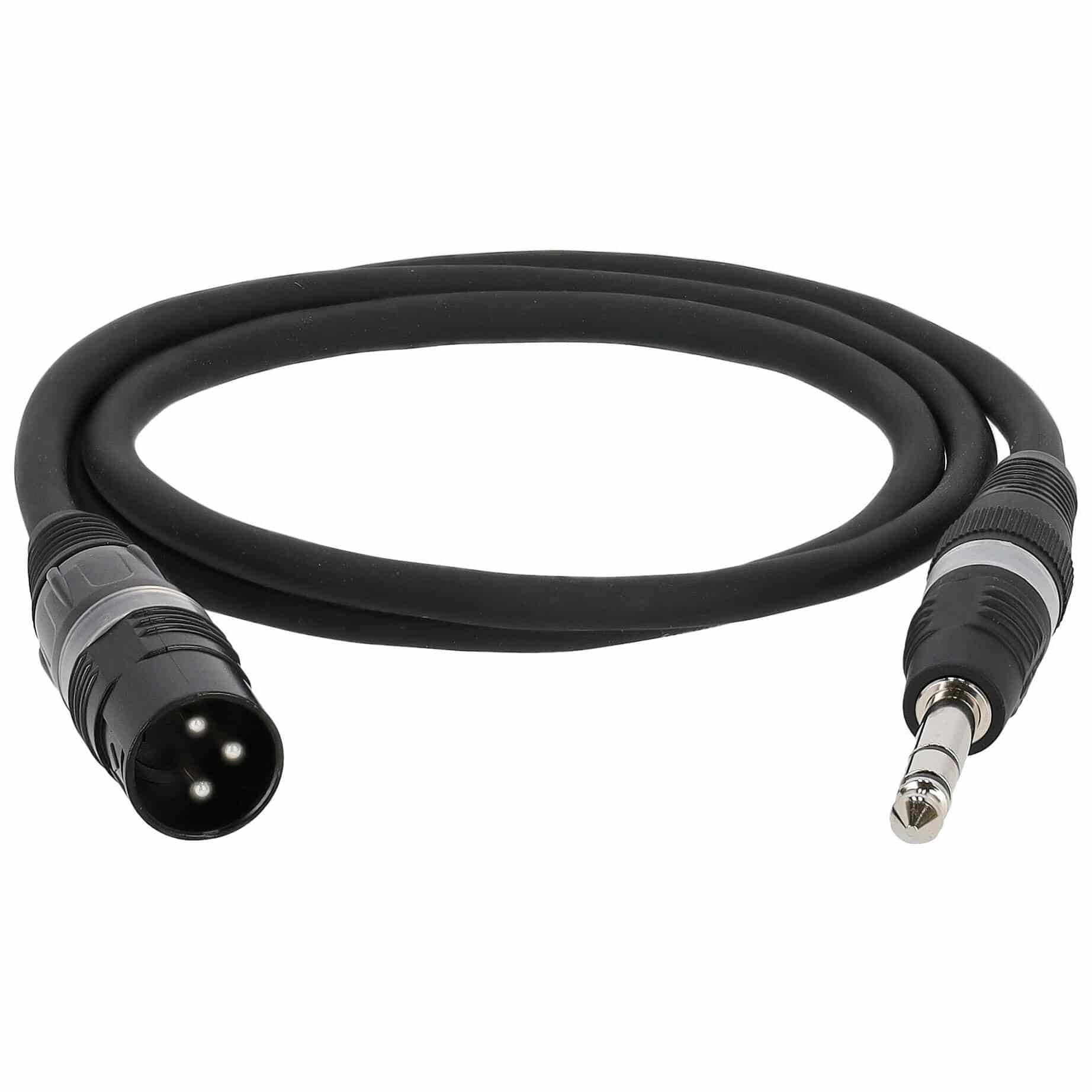 Sommer Cable SGFD-0100-SW Stage 22 Highflex XLR Male - Klinke Stereo 1 Meter 1