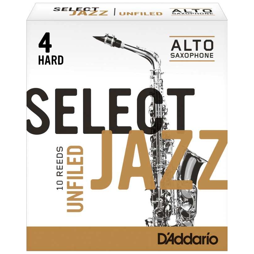 D’Addario Woodwinds - D’Addario Woodwinds Rico Select Jazz unfiled - Alt Sax 4H - 10er Pack