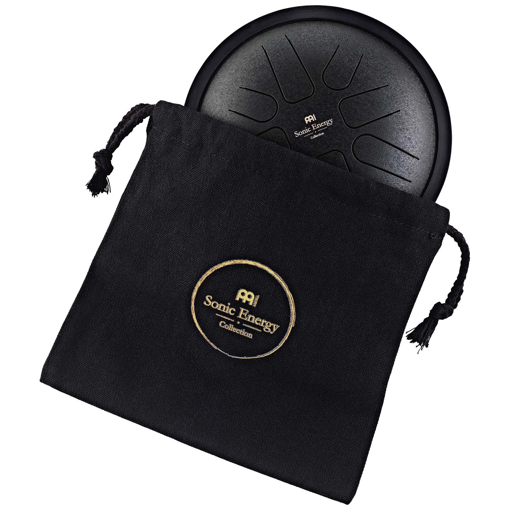 Meinl Sonic Energy - Meinl Sonic Energy SSTD1BK Small Steel Tongue Drum, Schwarz, F Moll 8 Töne, 7 18 cm Durchmesser - 2