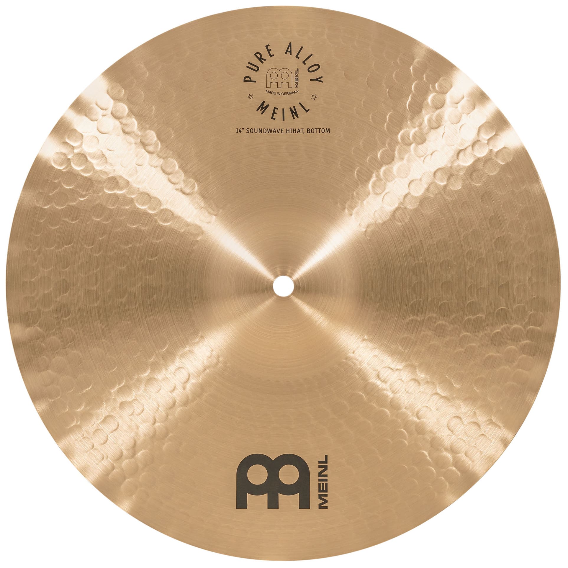 Meinl Cymbals PA14SWH - 14" Pure Alloy Soundwave Hihat 11